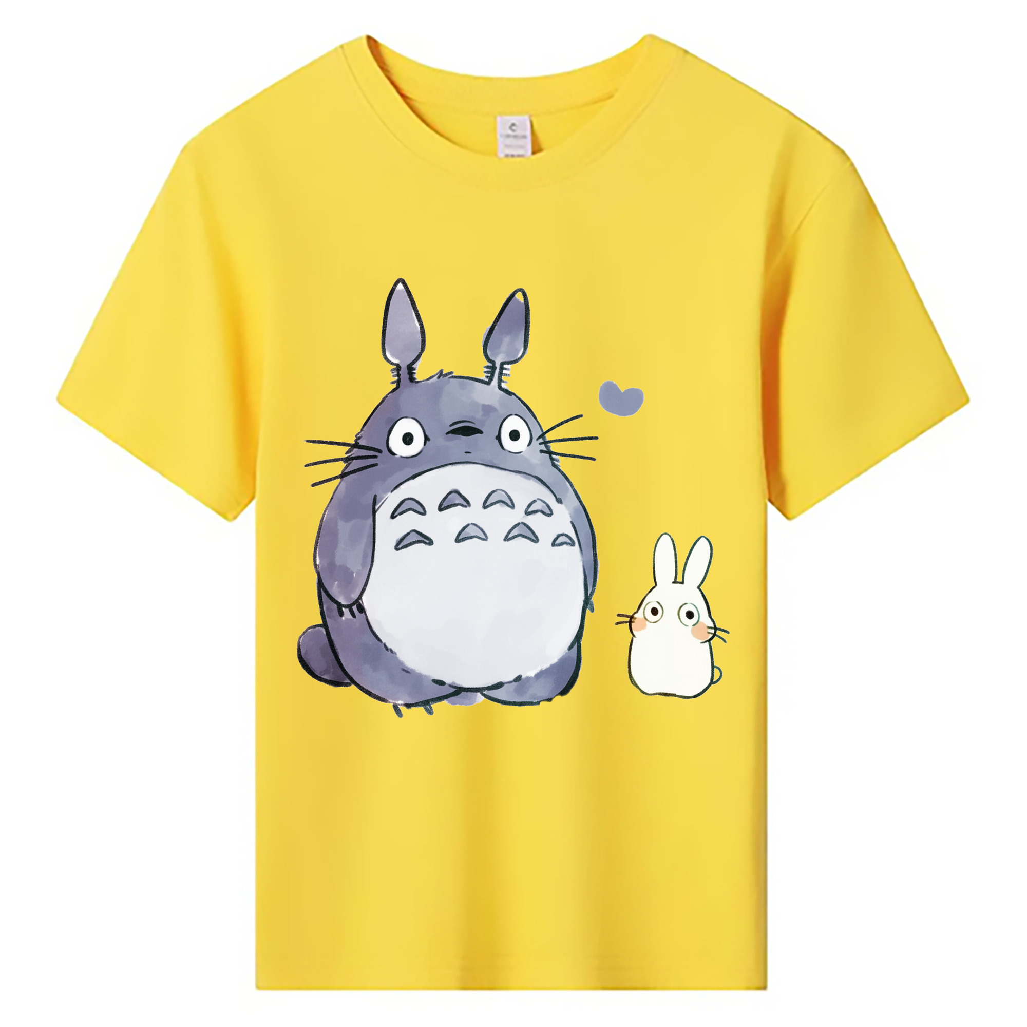 （画像用） となりのトトロ 草壁メイ 草壁サツキ My Neighbor Totoro Satsuki Kusakabe Mei Kusakabe 綿100％キッズTシャツ（フロントプリント）