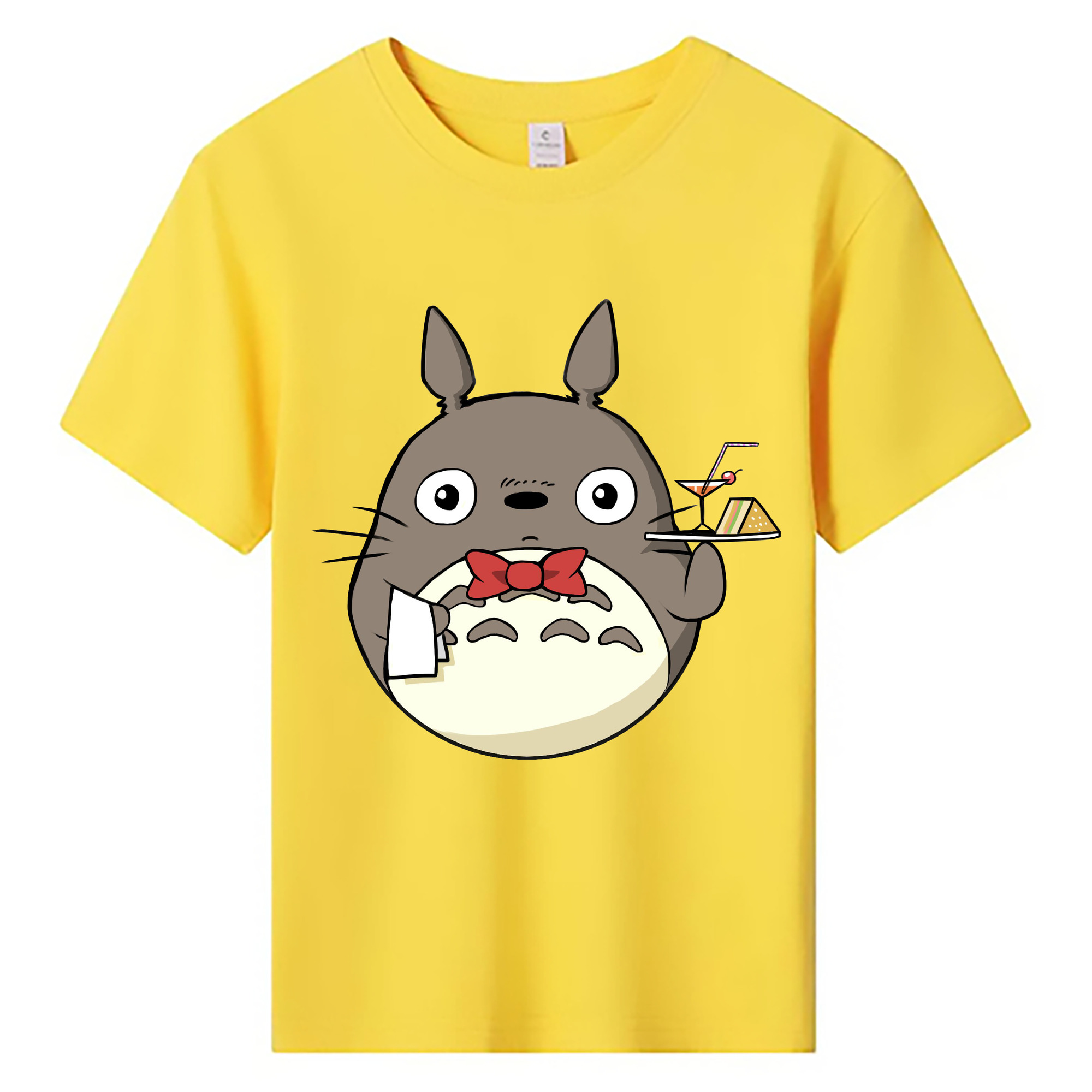 （画像用） となりのトトロ 草壁メイ 草壁サツキ My Neighbor Totoro Satsuki Kusakabe Mei Kusakabe 綿100％キッズTシャツ（フロントプリント）