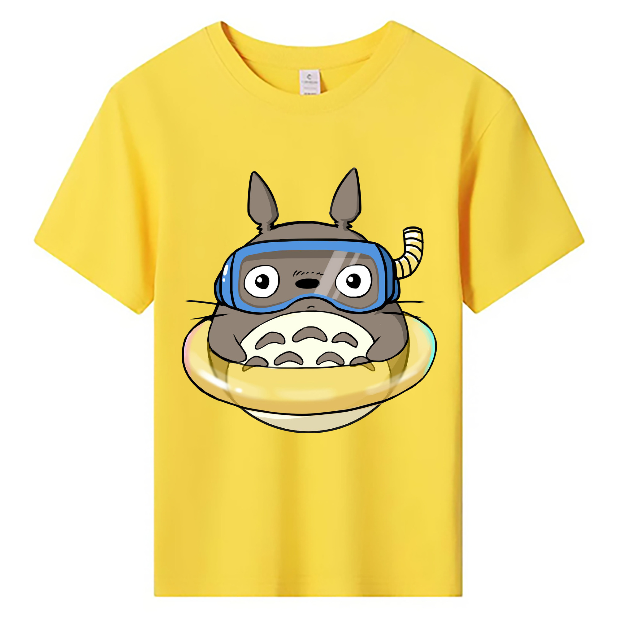 （画像用） となりのトトロ 草壁メイ 草壁サツキ My Neighbor Totoro Satsuki Kusakabe Mei Kusakabe 綿100％キッズTシャツ（フロントプリント）