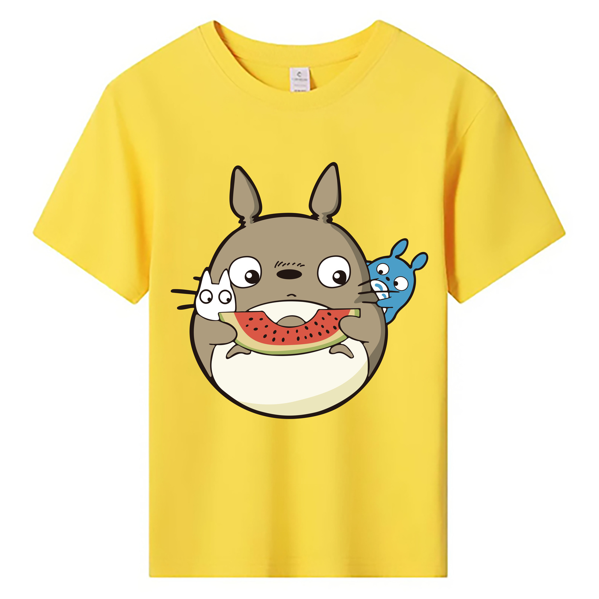 （画像用） となりのトトロ 草壁メイ 草壁サツキ My Neighbor Totoro Satsuki Kusakabe Mei Kusakabe 綿100％キッズTシャツ（フロントプリント）