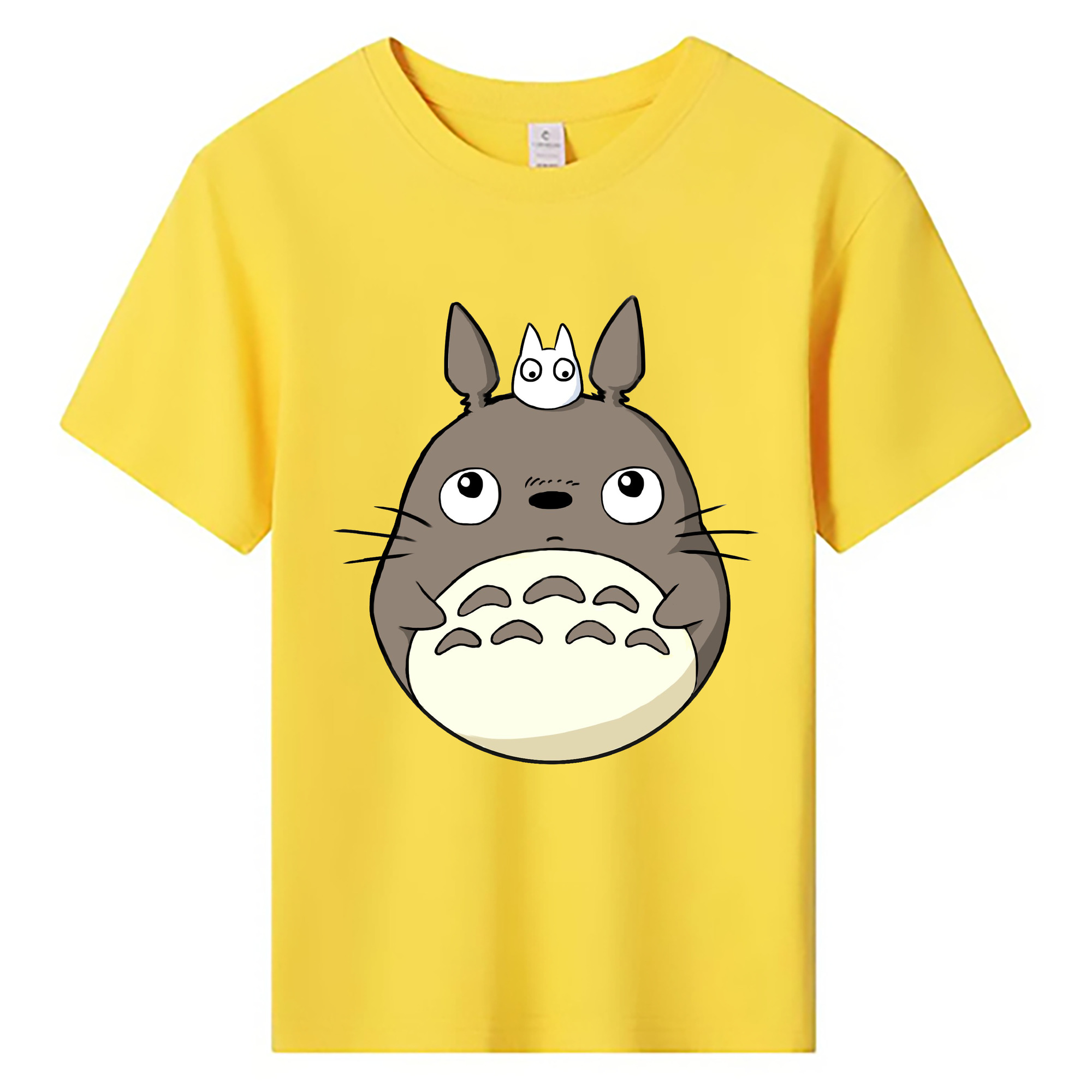 （画像用） となりのトトロ 草壁メイ 草壁サツキ My Neighbor Totoro Satsuki Kusakabe Mei Kusakabe 綿100％キッズTシャツ（フロントプリント）