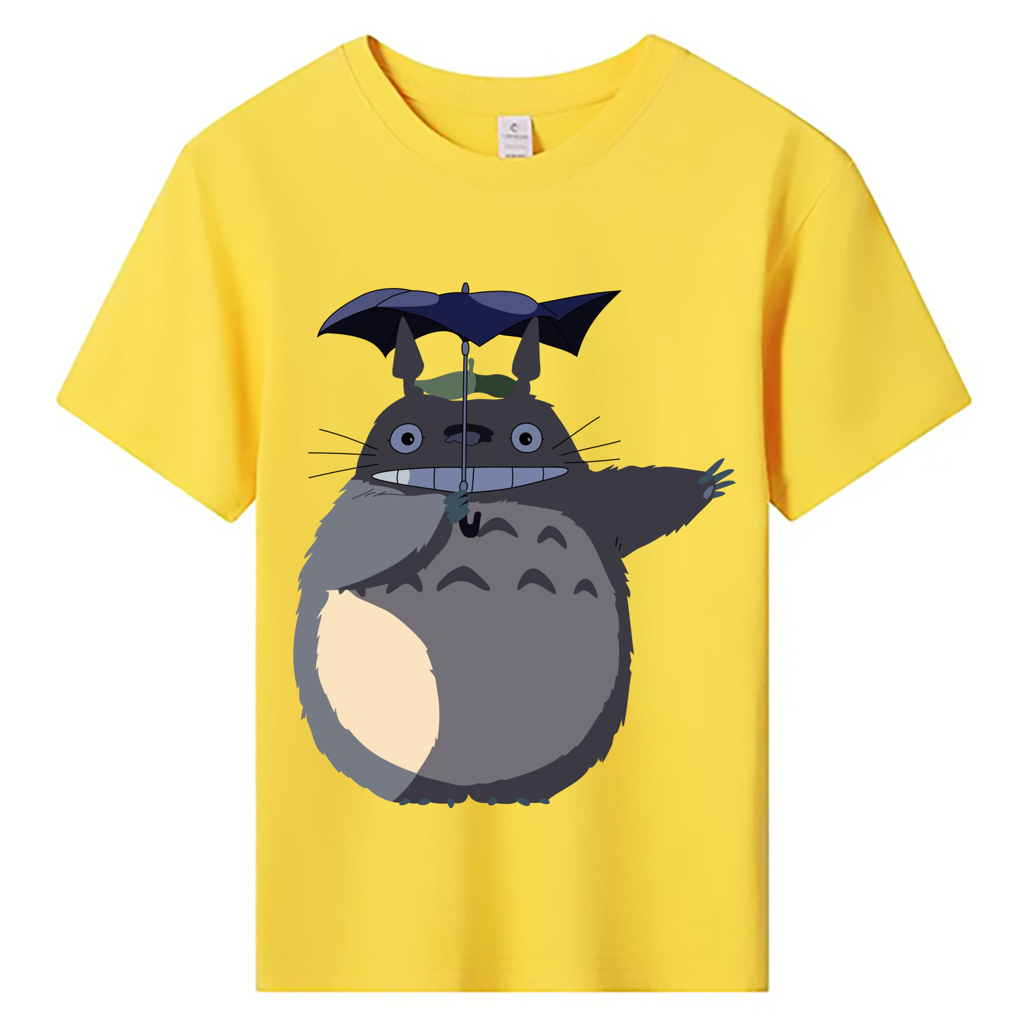 （画像用） となりのトトロ 草壁メイ 草壁サツキ My Neighbor Totoro Satsuki Kusakabe Mei Kusakabe 綿100％キッズTシャツ（フロントプリント）