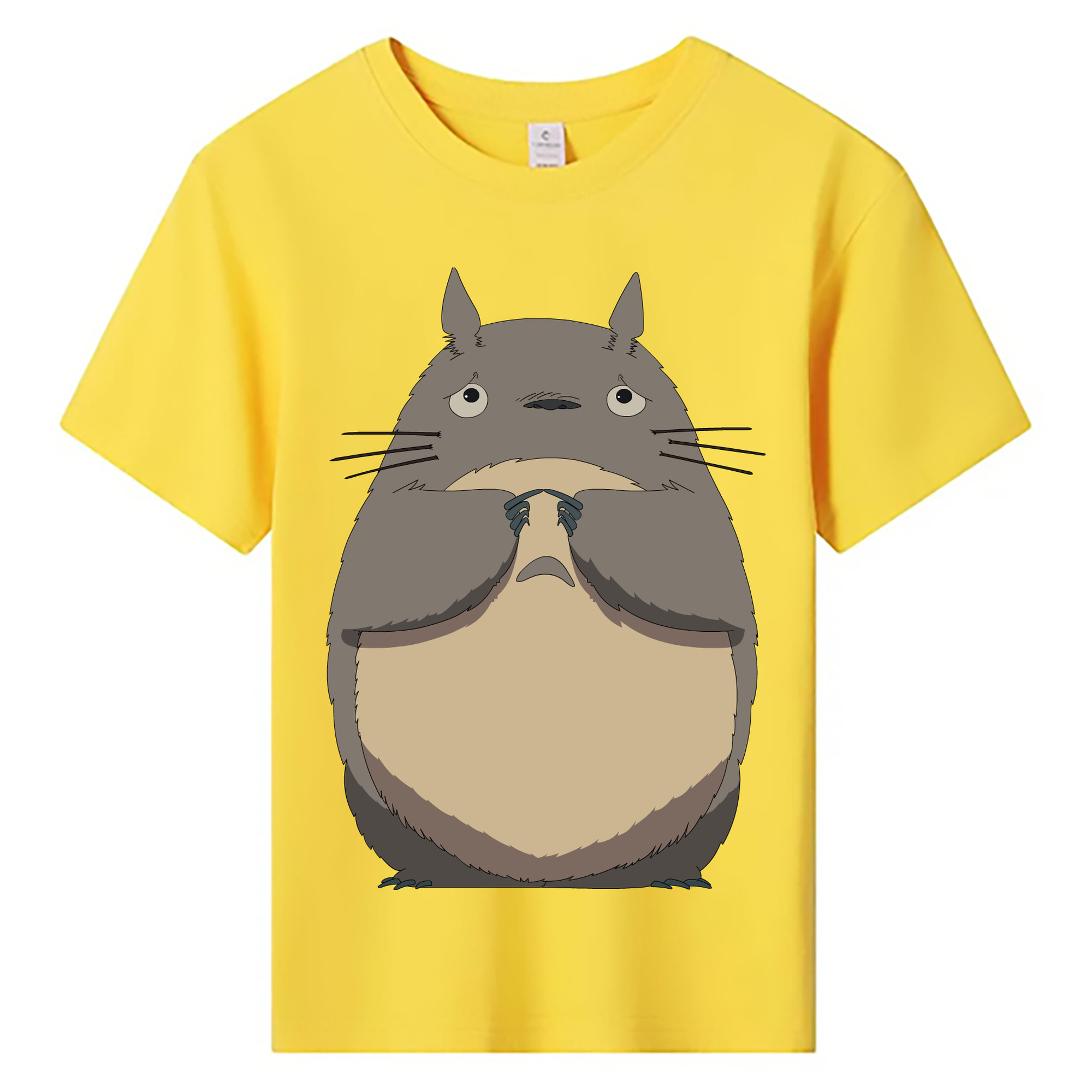 （画像用） となりのトトロ 草壁メイ 草壁サツキ My Neighbor Totoro Satsuki Kusakabe Mei Kusakabe 綿100％キッズTシャツ（フロントプリント）