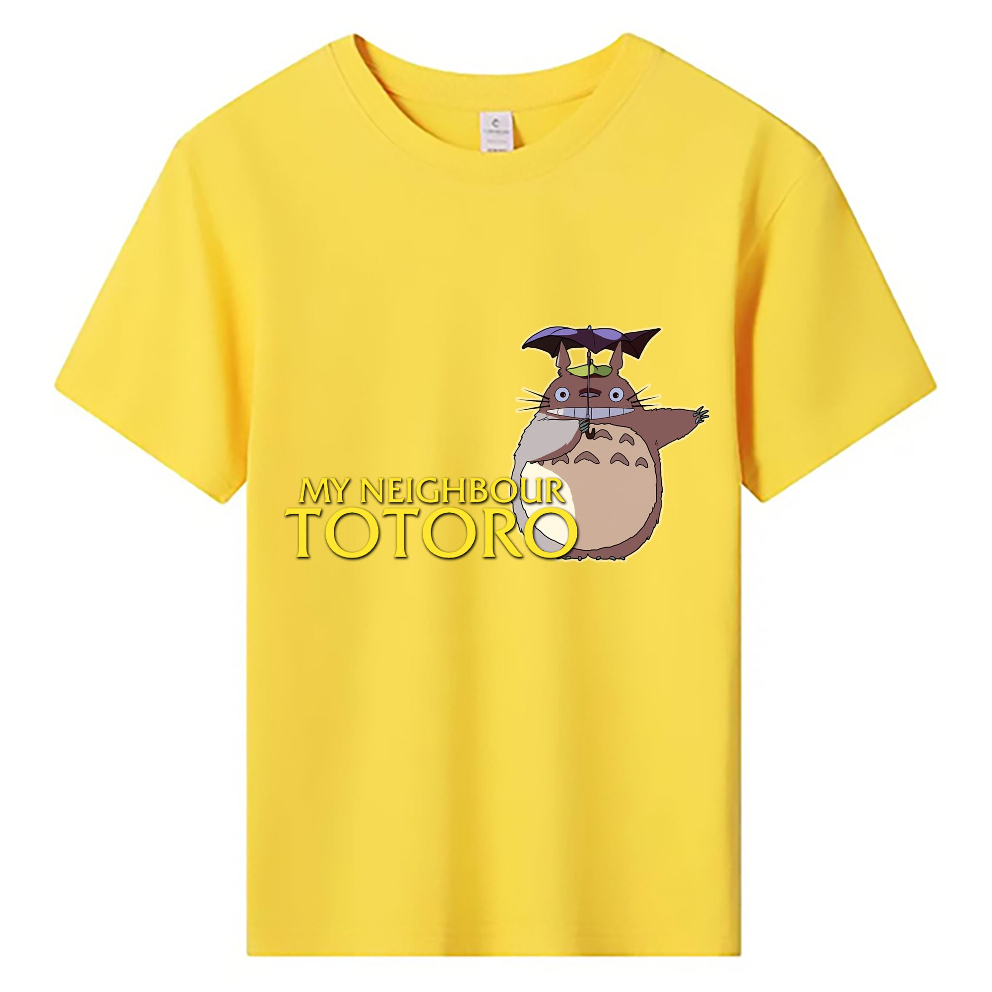 （画像用） となりのトトロ 草壁メイ 草壁サツキ My Neighbor Totoro Satsuki Kusakabe Mei Kusakabe 綿100％キッズTシャツ（フロントプリント）