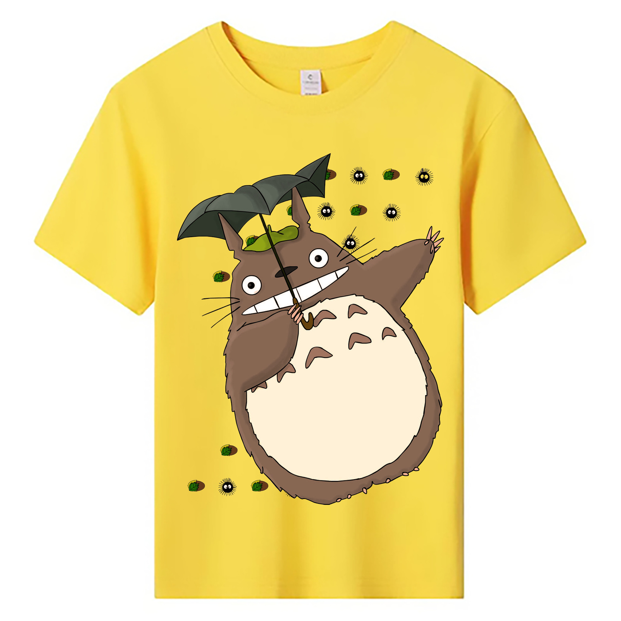 （画像用） となりのトトロ 草壁メイ 草壁サツキ My Neighbor Totoro Satsuki Kusakabe Mei Kusakabe 綿100％キッズTシャツ（フロントプリント）