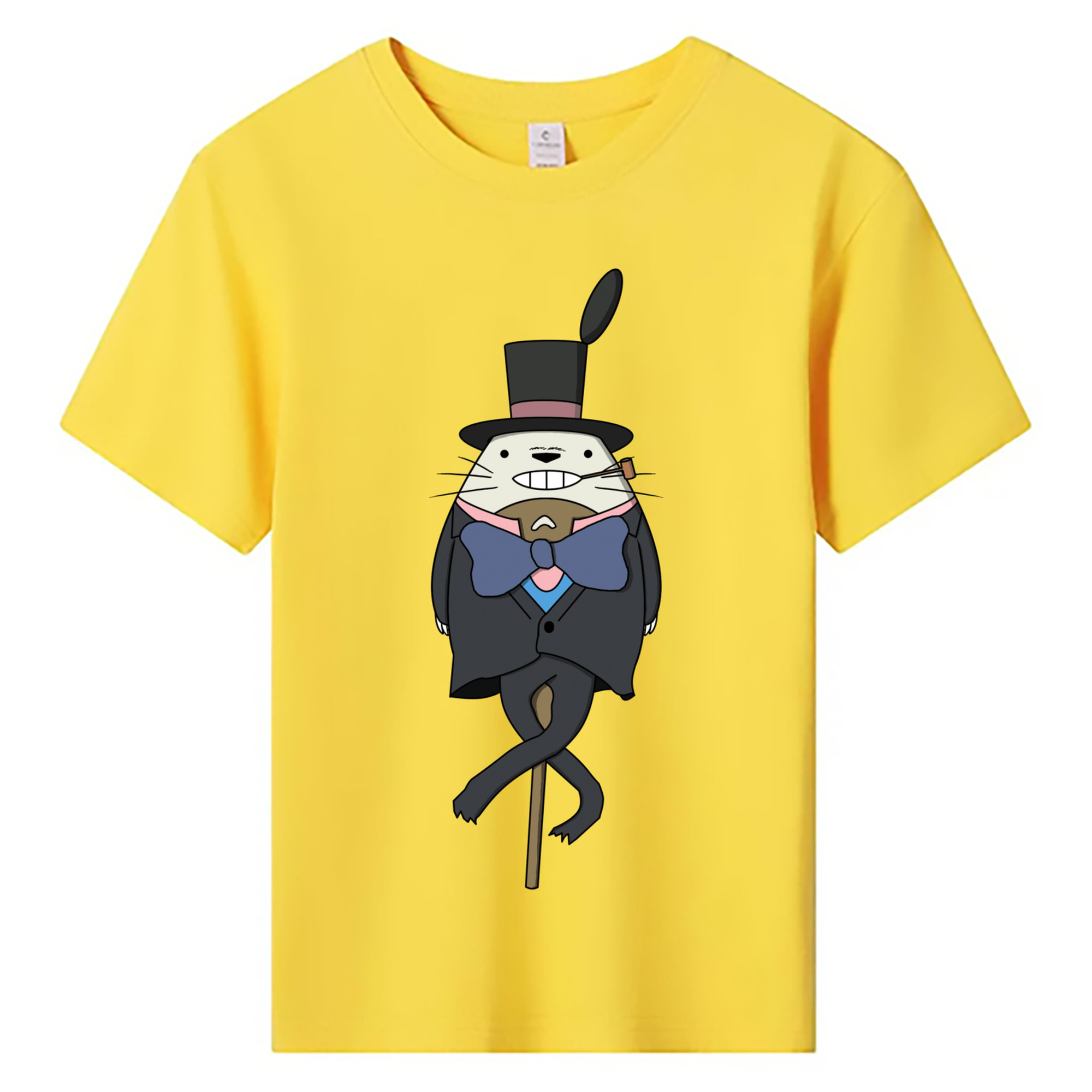（画像用） となりのトトロ 草壁メイ 草壁サツキ My Neighbor Totoro Satsuki Kusakabe Mei Kusakabe 綿100％キッズTシャツ（フロントプリント）