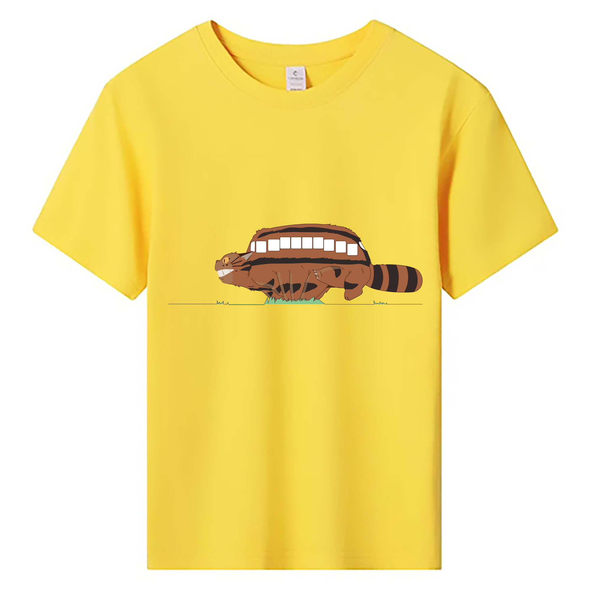 （画像用） となりのトトロ 草壁メイ 草壁サツキ My Neighbor Totoro Satsuki Kusakabe Mei Kusakabe 綿100％キッズTシャツ（フロントプリント）