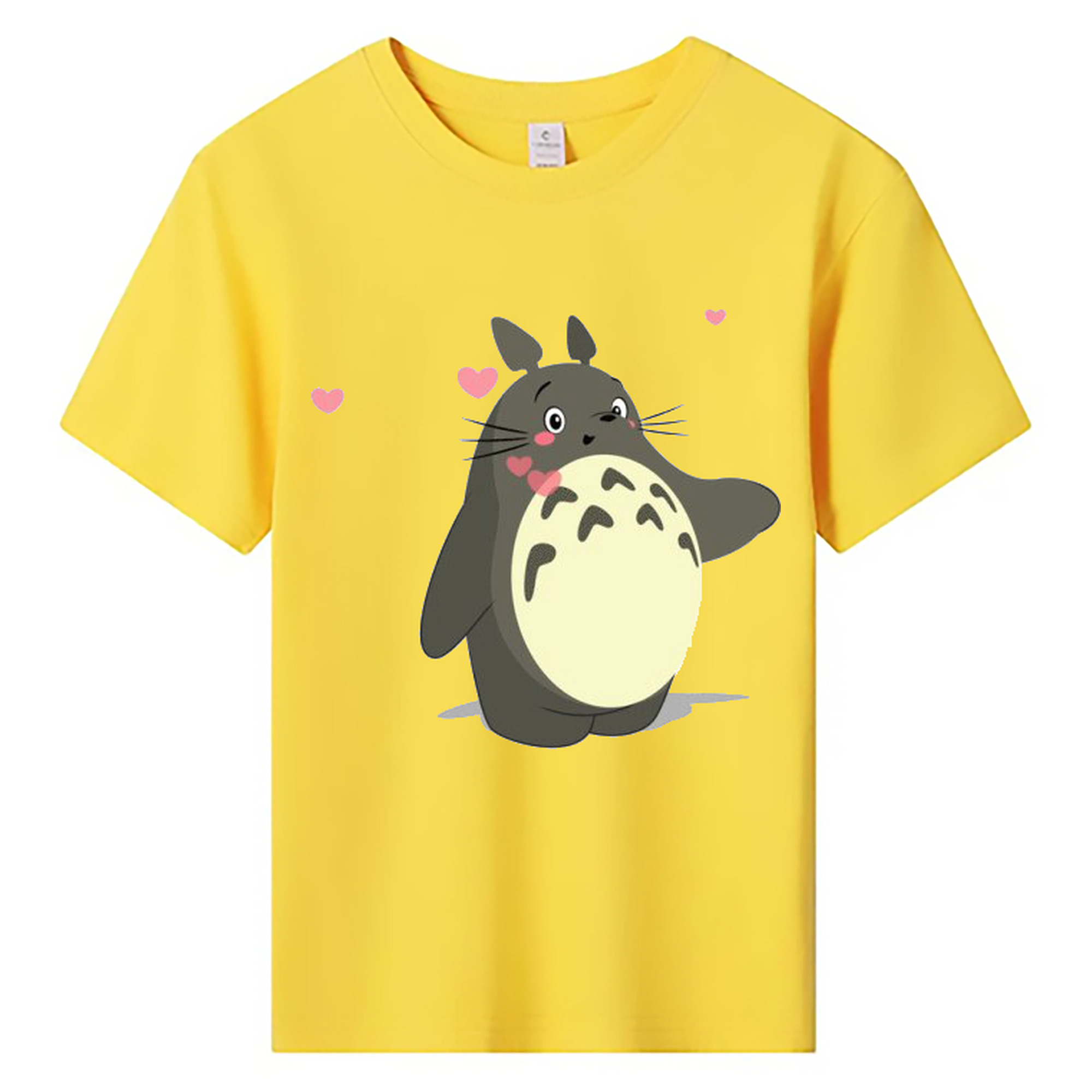 （画像用） となりのトトロ 草壁メイ 草壁サツキ My Neighbor Totoro Satsuki Kusakabe Mei Kusakabe 綿100％キッズTシャツ（フロントプリント）