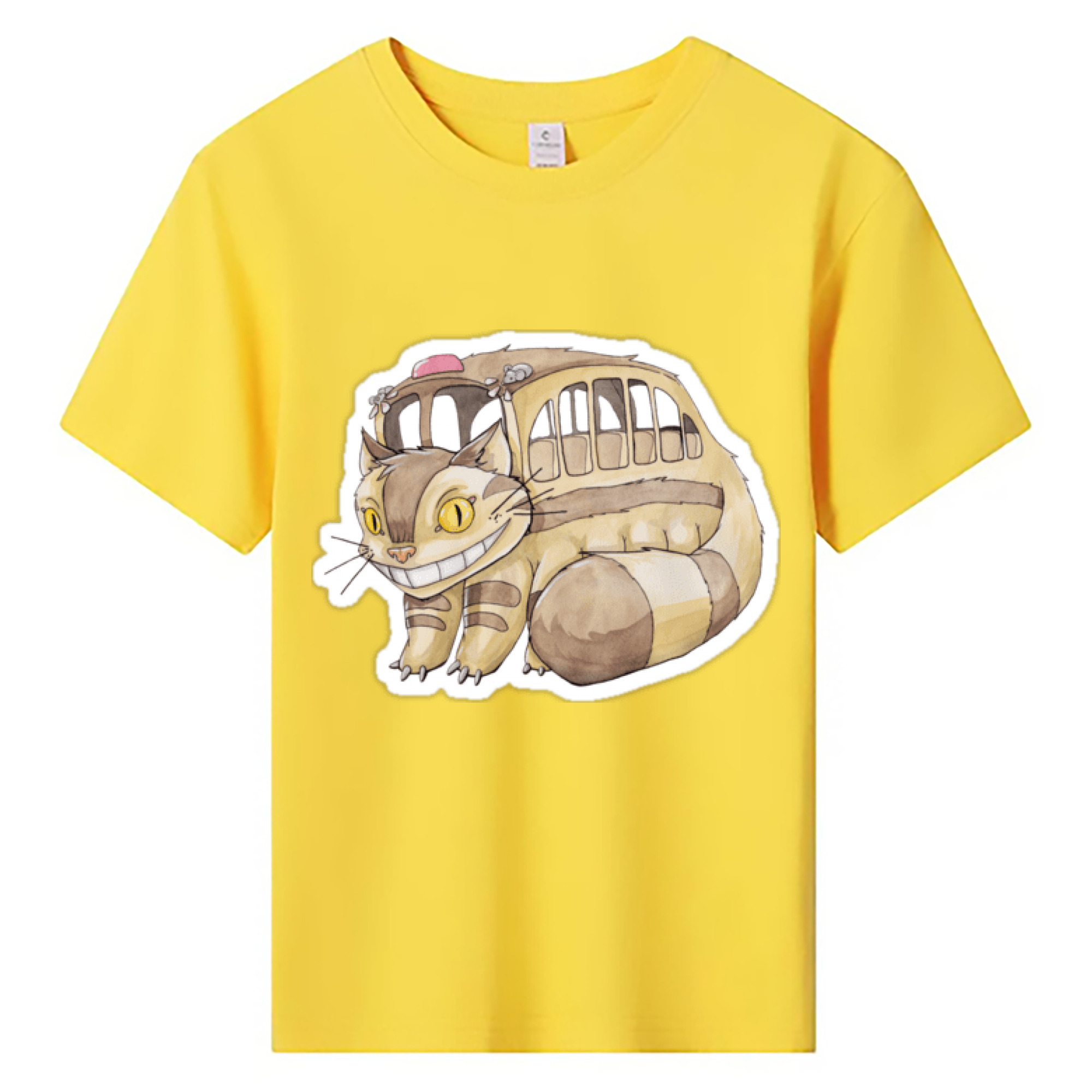 （画像用） となりのトトロ 草壁メイ 草壁サツキ My Neighbor Totoro Satsuki Kusakabe Mei Kusakabe 綿100％キッズTシャツ（フロントプリント）