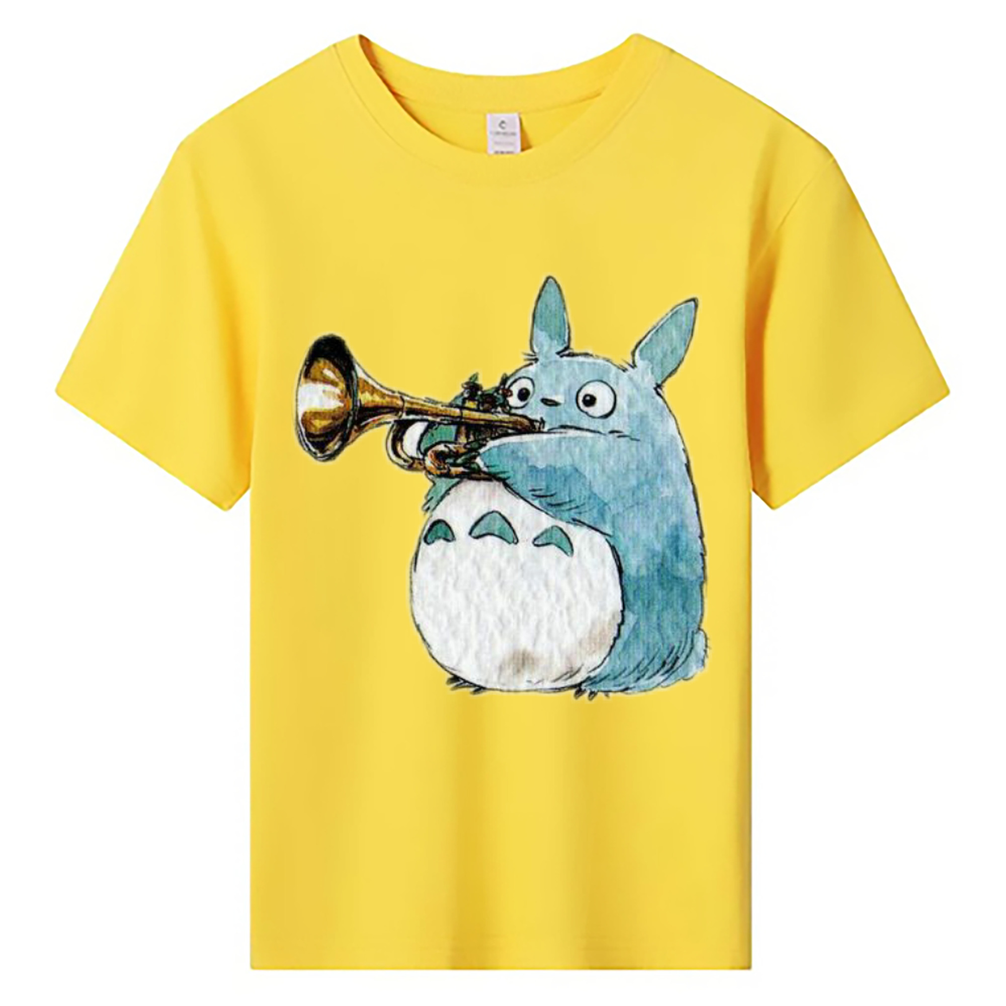（画像用） となりのトトロ 草壁メイ 草壁サツキ My Neighbor Totoro Satsuki Kusakabe Mei Kusakabe 綿100％キッズTシャツ（フロントプリント）