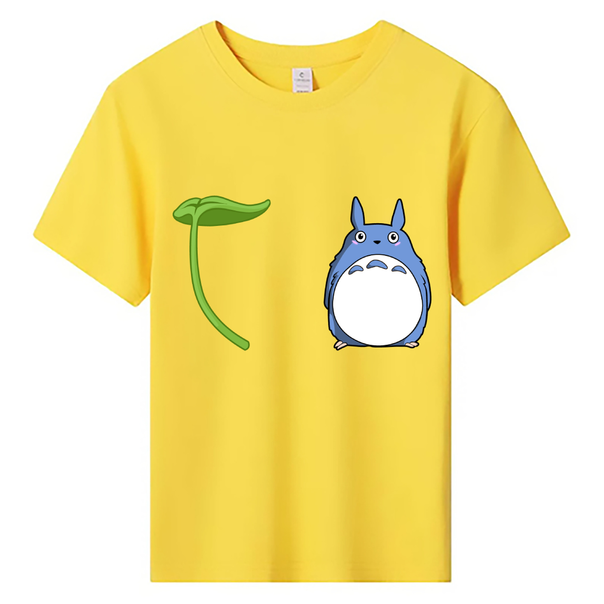 （画像用） となりのトトロ 草壁メイ 草壁サツキ My Neighbor Totoro Satsuki Kusakabe Mei Kusakabe 綿100％キッズTシャツ（フロントプリント）