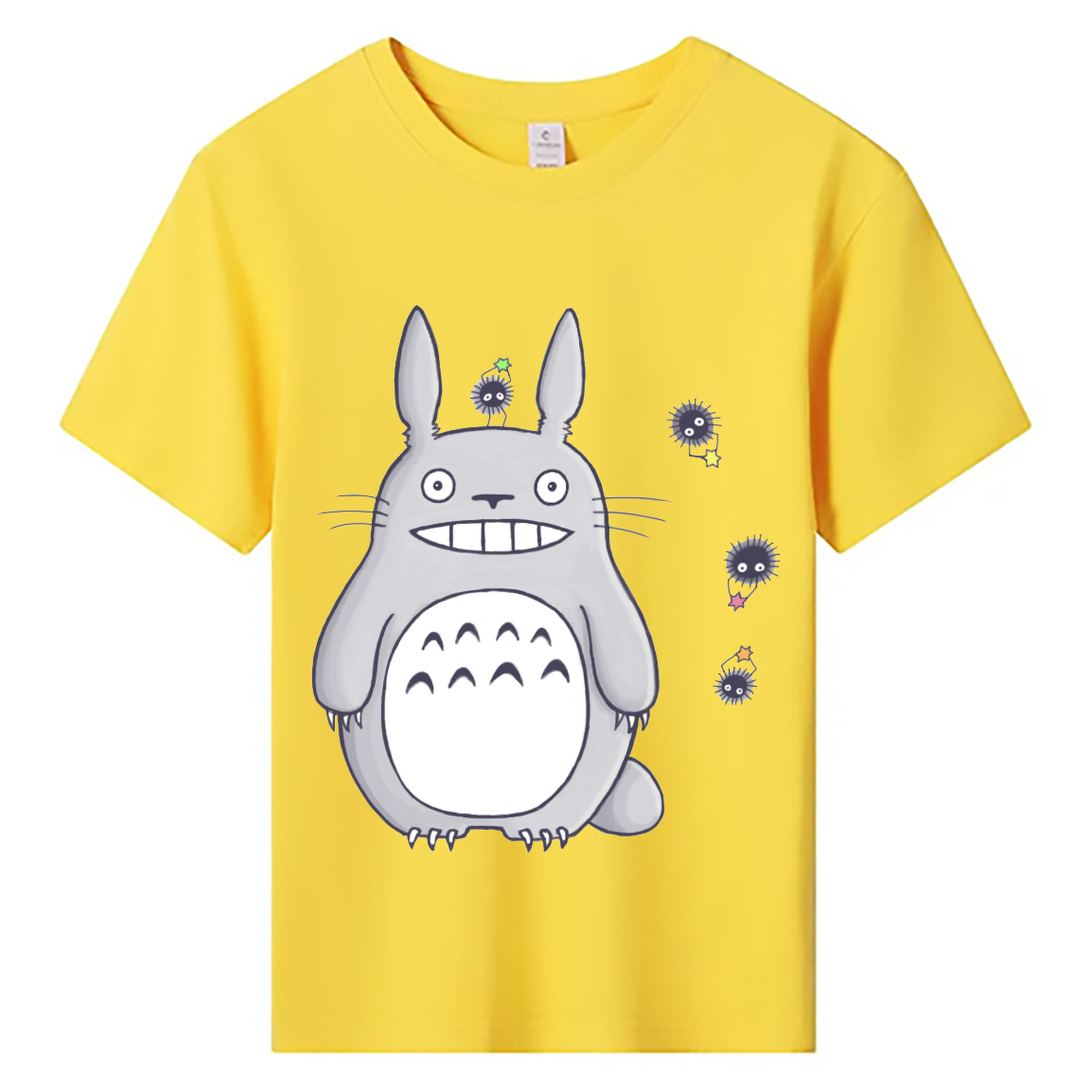 （画像用） となりのトトロ 草壁メイ 草壁サツキ My Neighbor Totoro Satsuki Kusakabe Mei Kusakabe 綿100％キッズTシャツ（フロントプリント）