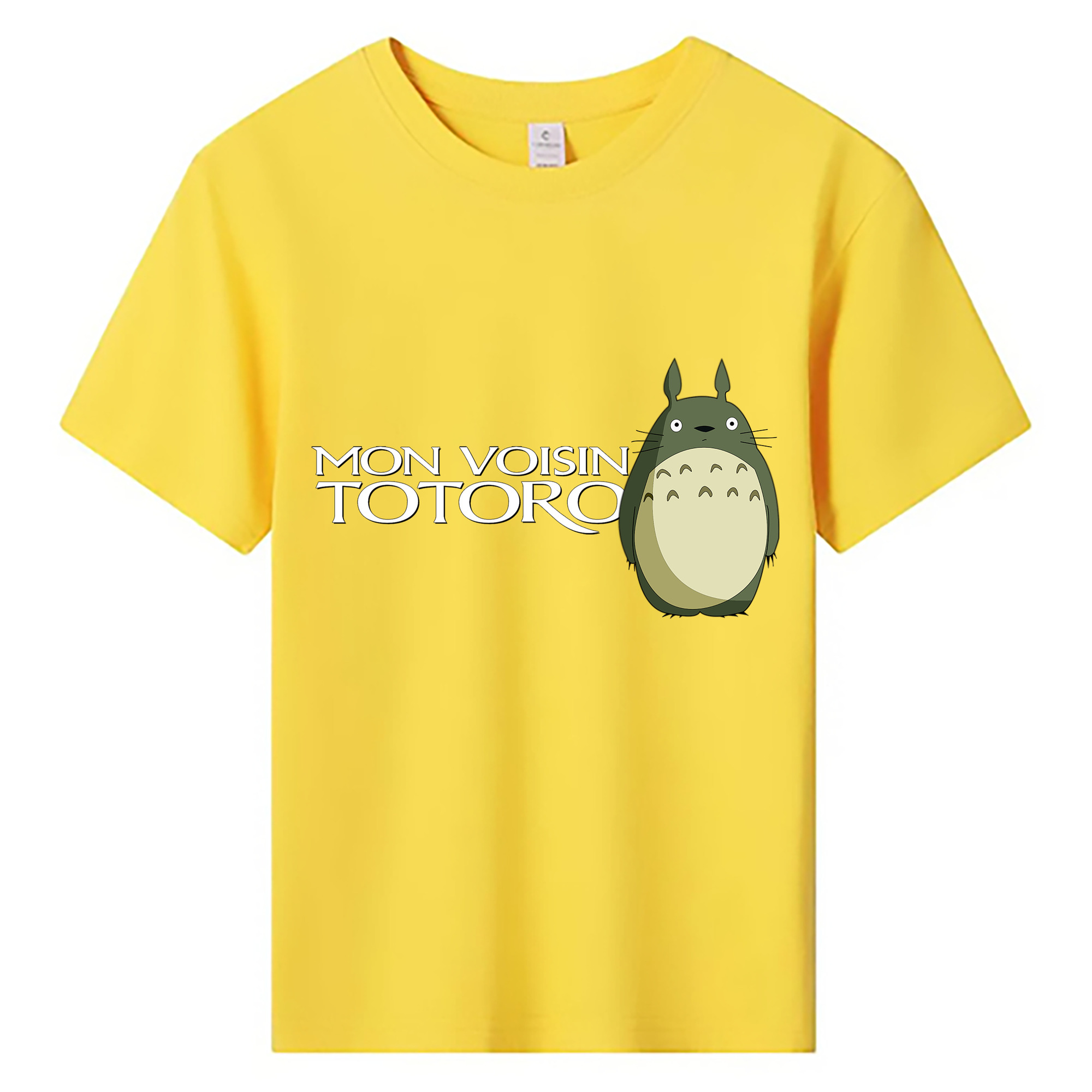（画像用） となりのトトロ 草壁メイ 草壁サツキ My Neighbor Totoro Satsuki Kusakabe Mei Kusakabe 綿100％キッズTシャツ（フロントプリント）