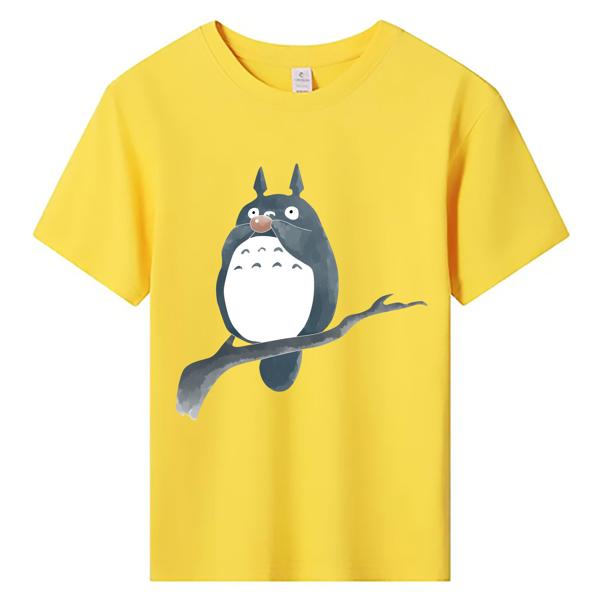 （画像用） となりのトトロ 草壁メイ 草壁サツキ My Neighbor Totoro Satsuki Kusakabe Mei Kusakabe 綿100％キッズTシャツ（フロントプリント）