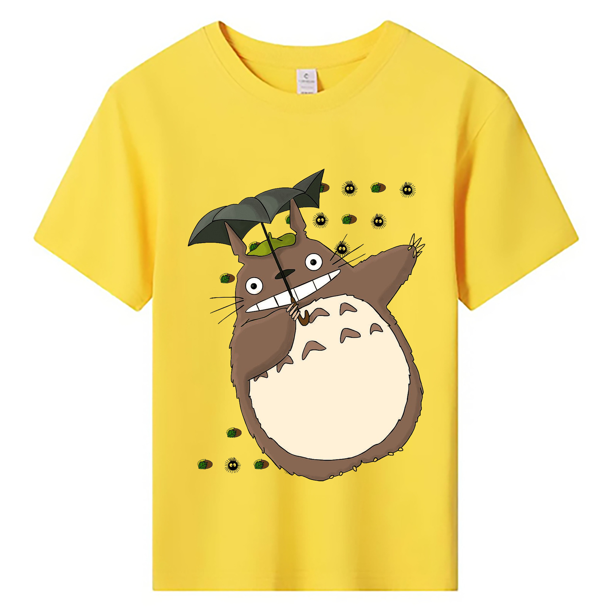 （画像用） となりのトトロ 草壁メイ 草壁サツキ My Neighbor Totoro Satsuki Kusakabe Mei Kusakabe 綿100％キッズTシャツ（フロントプリント）