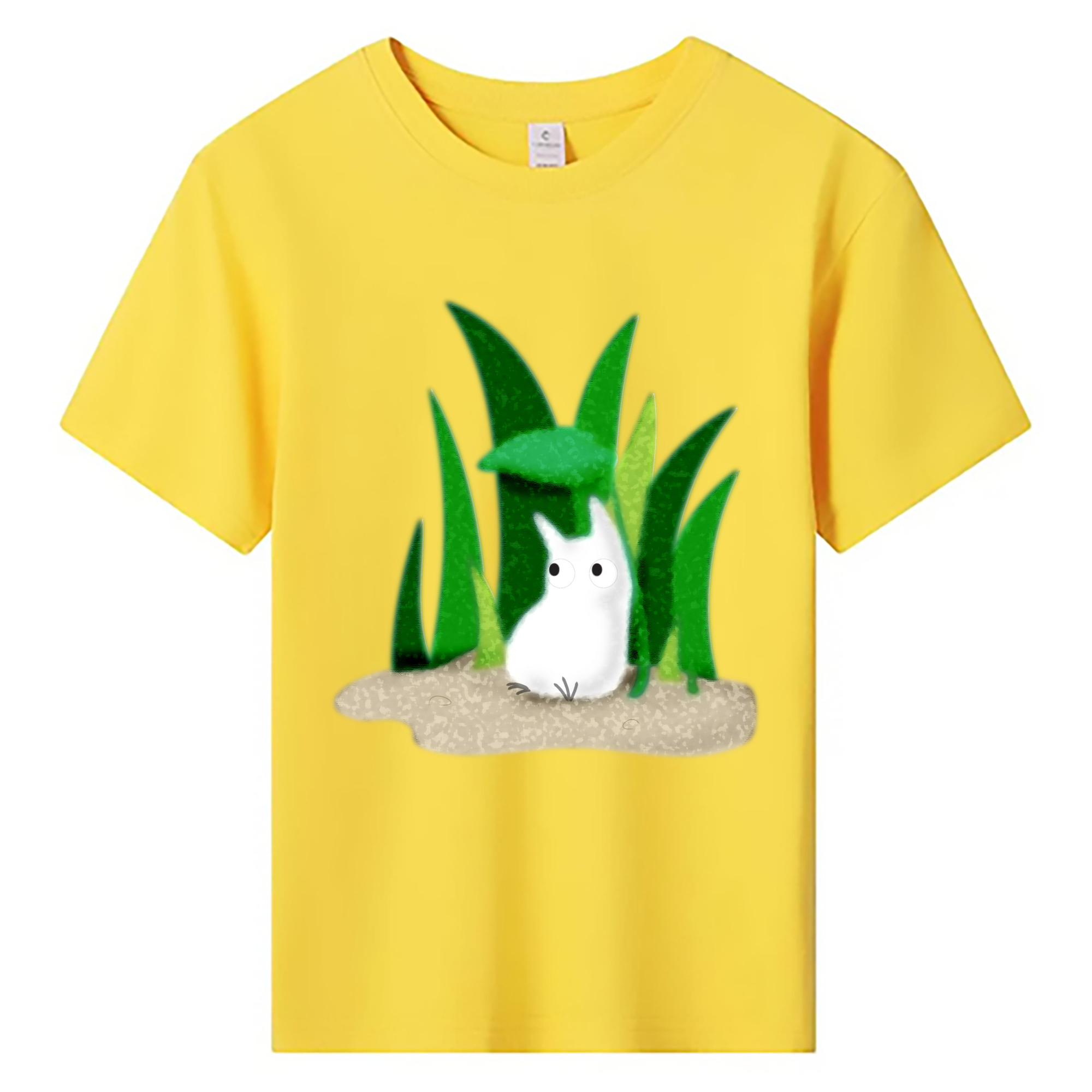（画像用） となりのトトロ 草壁メイ 草壁サツキ My Neighbor Totoro Satsuki Kusakabe Mei Kusakabe 綿100％キッズTシャツ（フロントプリント）