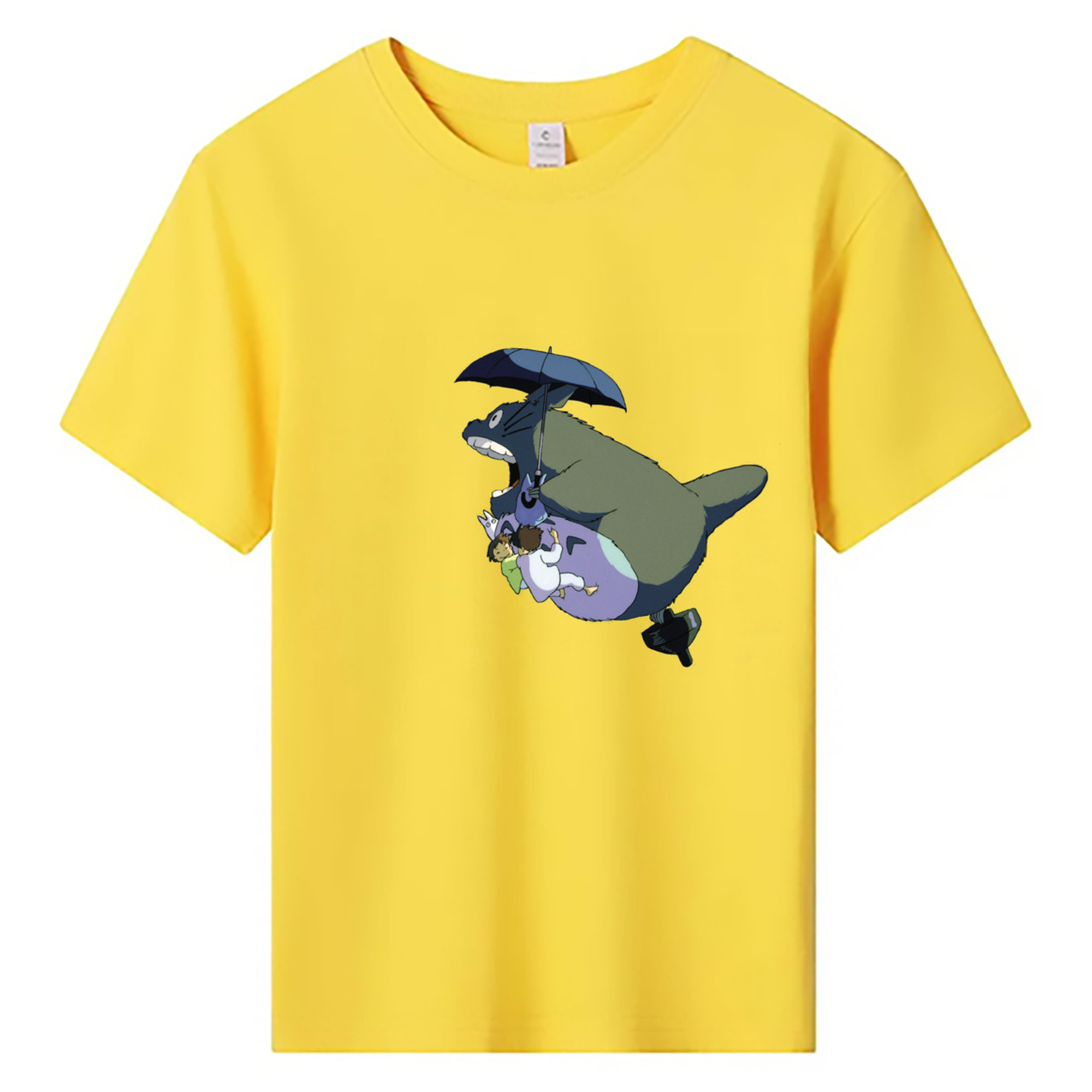 （画像用） となりのトトロ 草壁メイ 草壁サツキ My Neighbor Totoro Satsuki Kusakabe Mei Kusakabe 綿100％キッズTシャツ（フロントプリント）