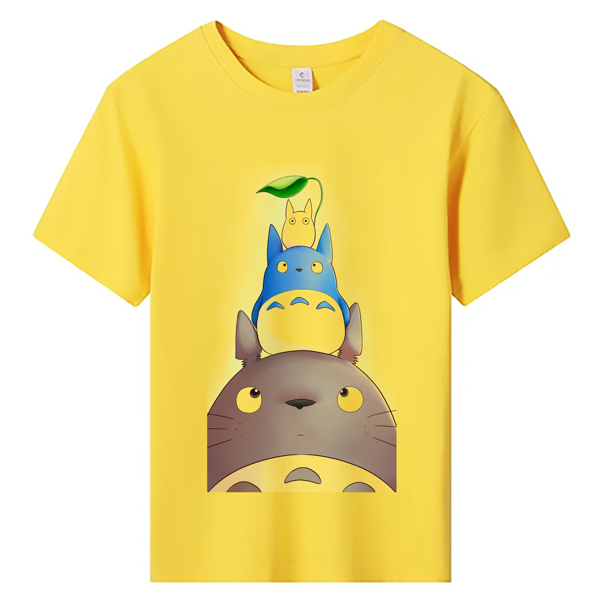 （画像用） となりのトトロ 草壁メイ 草壁サツキ My Neighbor Totoro Satsuki Kusakabe Mei Kusakabe 綿100％キッズTシャツ（フロントプリント）