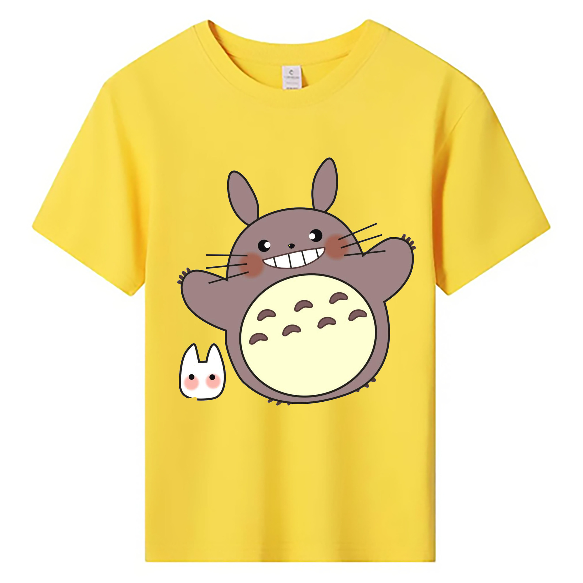 （画像用） となりのトトロ 草壁メイ 草壁サツキ My Neighbor Totoro Satsuki Kusakabe Mei Kusakabe 綿100％キッズTシャツ（フロントプリント）