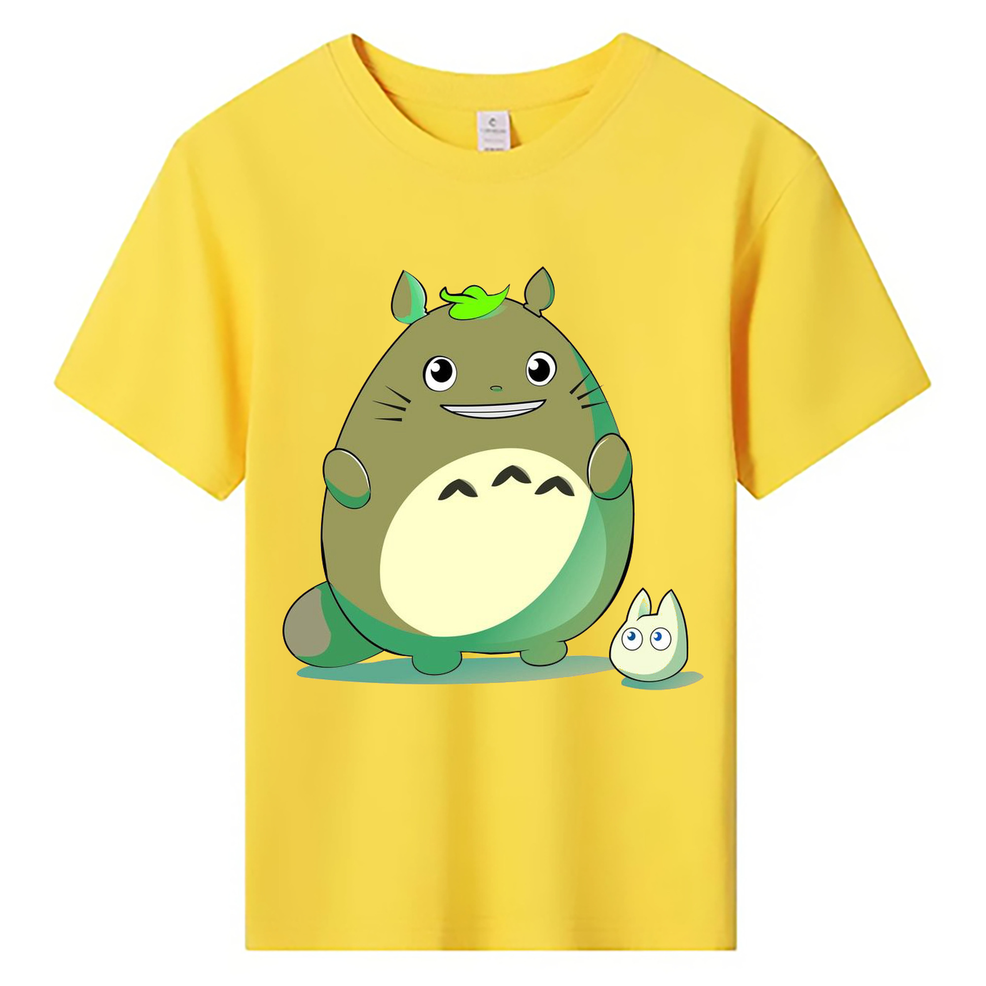 （画像用） となりのトトロ 草壁メイ 草壁サツキ My Neighbor Totoro Satsuki Kusakabe Mei Kusakabe 綿100％キッズTシャツ（フロントプリント）