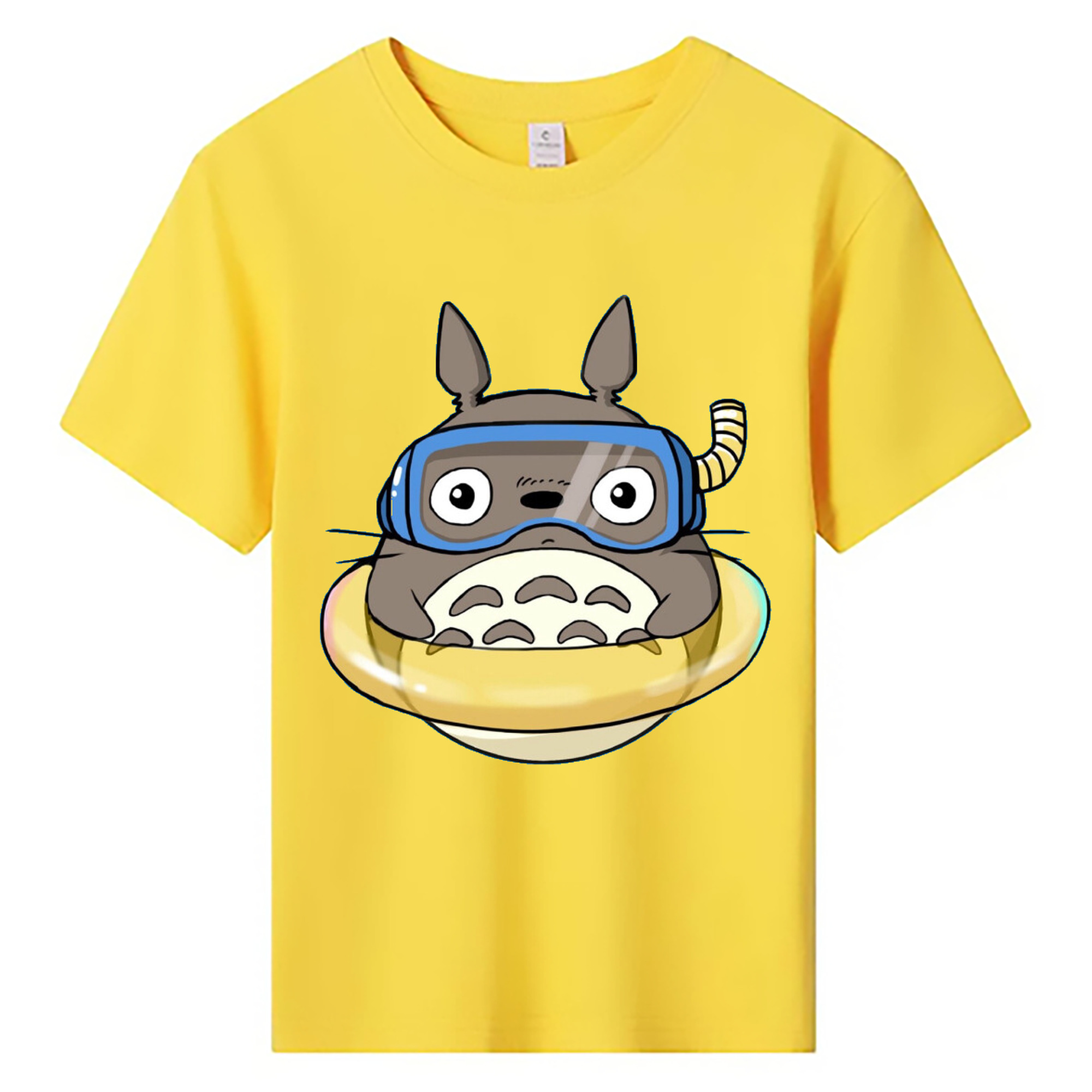 （画像用） となりのトトロ 草壁メイ 草壁サツキ My Neighbor Totoro Satsuki Kusakabe Mei Kusakabe 綿100％キッズTシャツ（フロントプリント）