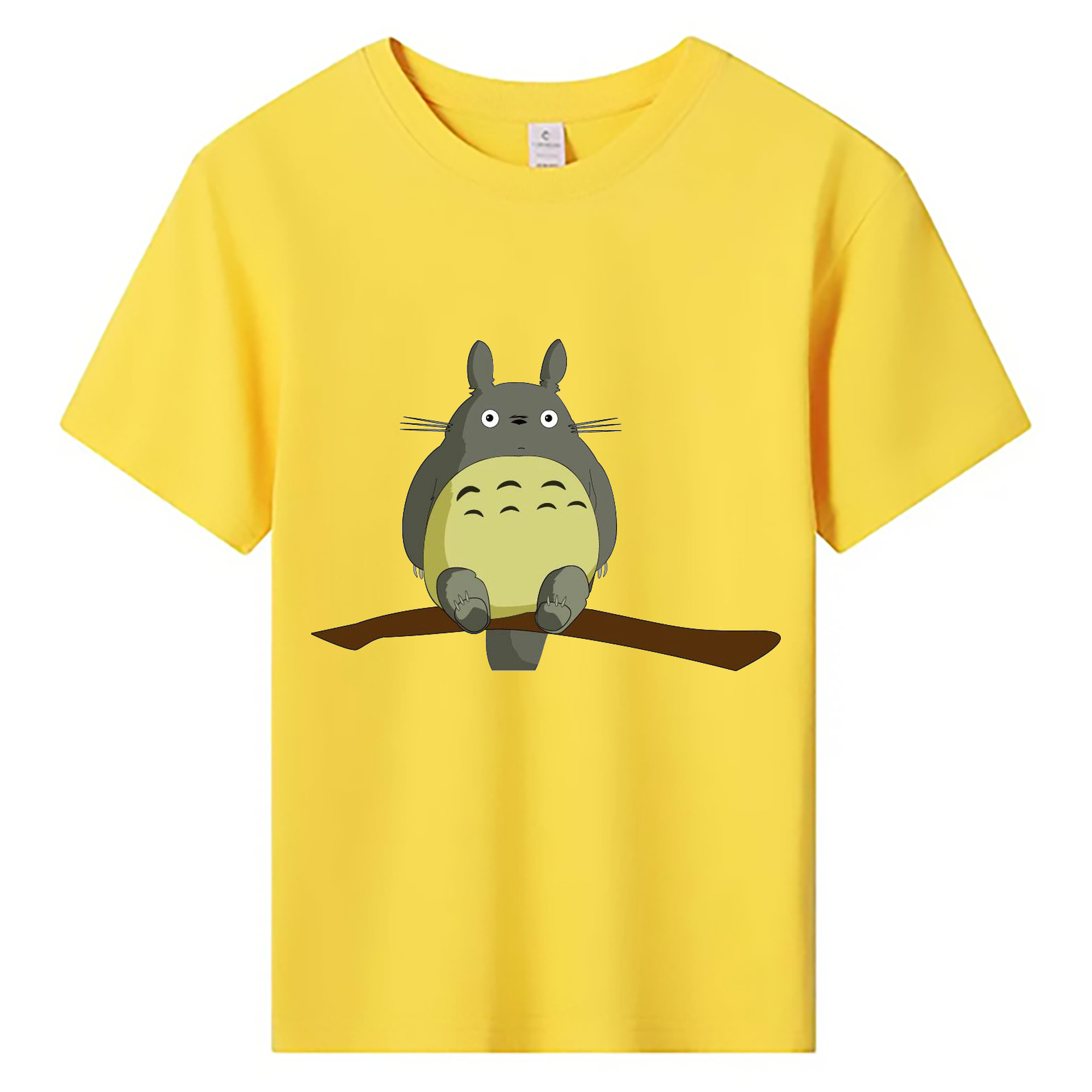 （画像用） となりのトトロ 草壁メイ 草壁サツキ My Neighbor Totoro Satsuki Kusakabe Mei Kusakabe 綿100％キッズTシャツ（フロントプリント）