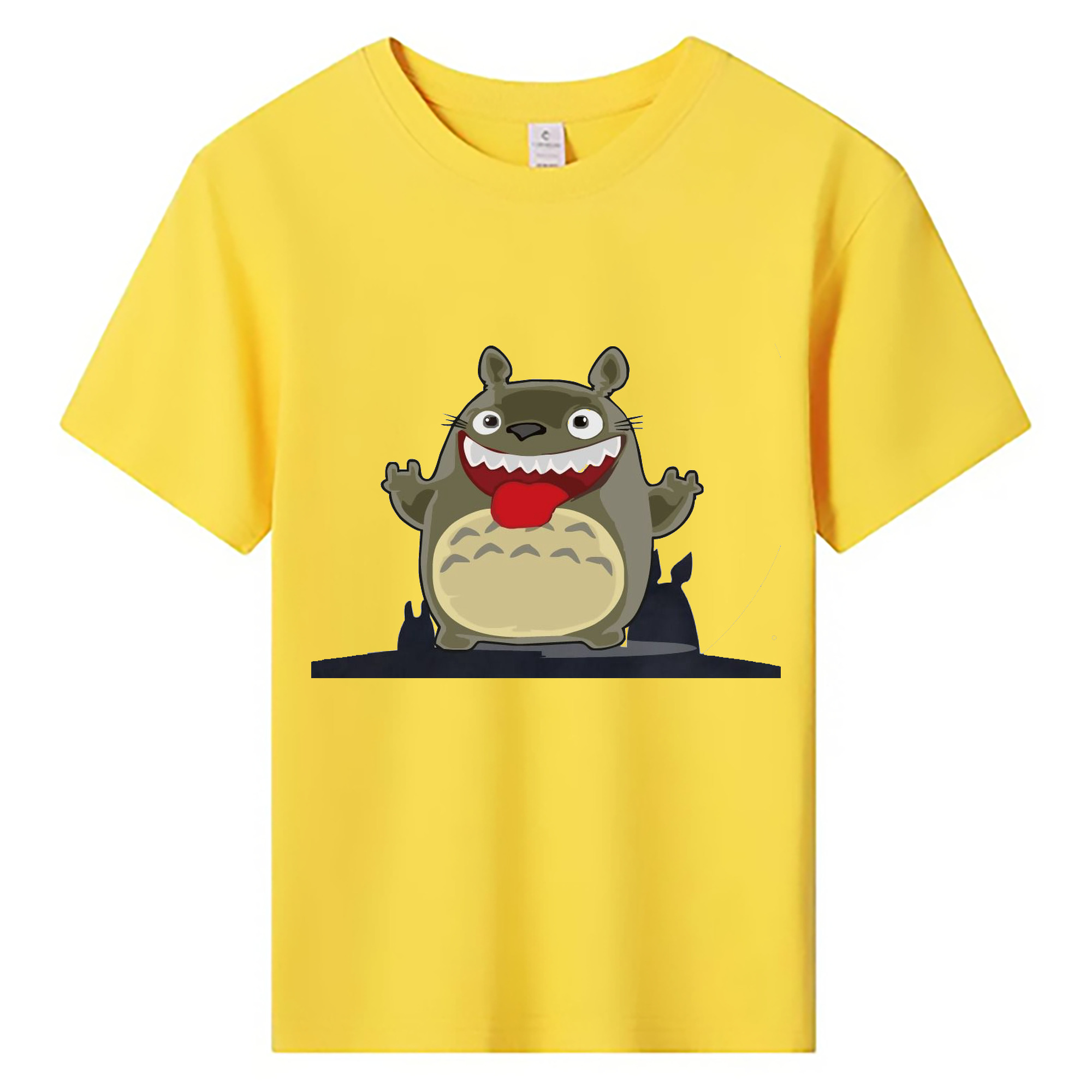 （画像用） となりのトトロ 草壁メイ 草壁サツキ My Neighbor Totoro Satsuki Kusakabe Mei Kusakabe 綿100％キッズTシャツ（フロントプリント）