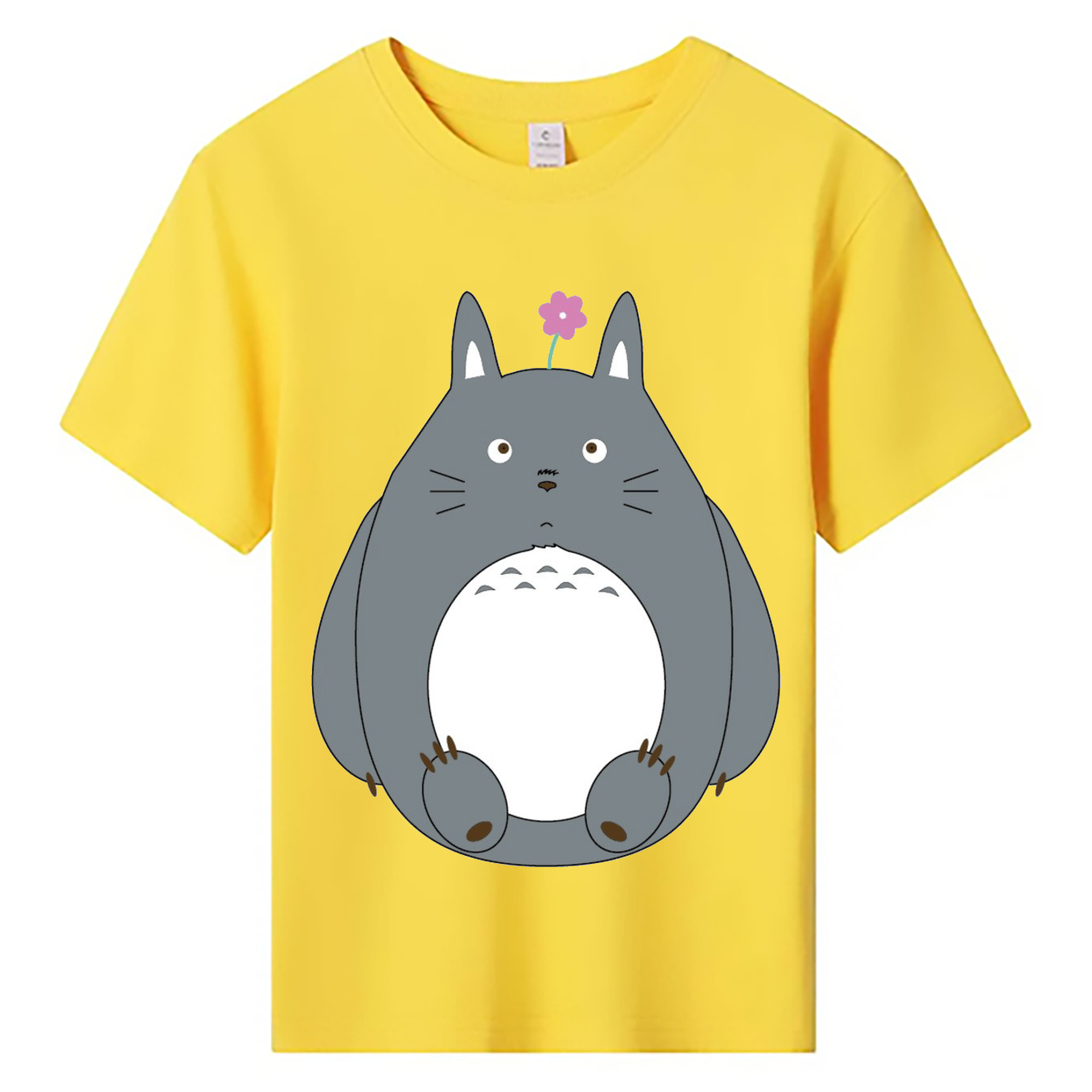 （画像用） となりのトトロ 草壁メイ 草壁サツキ My Neighbor Totoro Satsuki Kusakabe Mei Kusakabe 綿100％キッズTシャツ（フロントプリント）