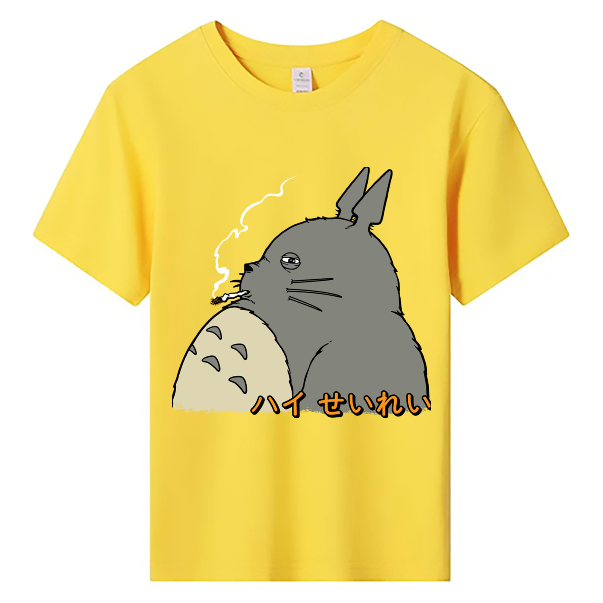 （画像用） となりのトトロ 草壁メイ 草壁サツキ My Neighbor Totoro Satsuki Kusakabe Mei Kusakabe 綿100％キッズTシャツ（フロントプリント）