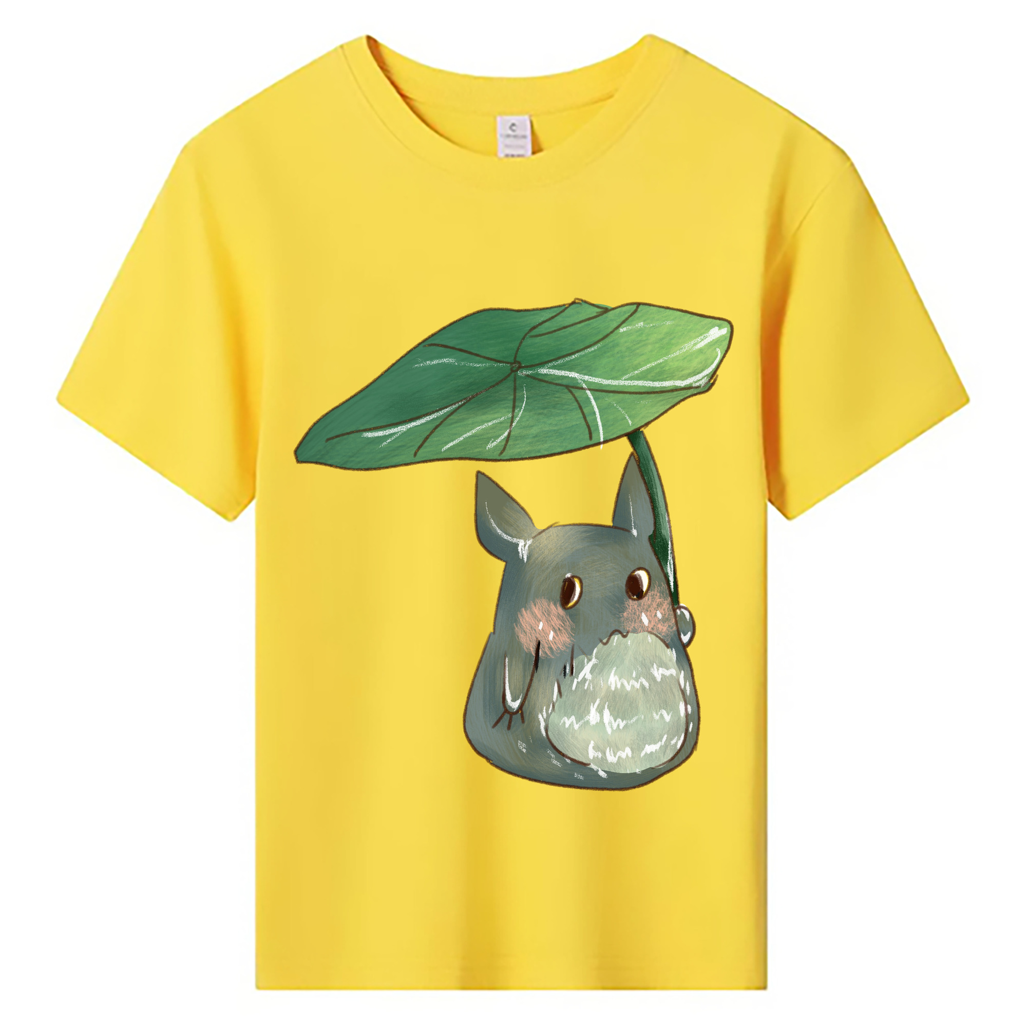 （画像用） となりのトトロ 草壁メイ 草壁サツキ My Neighbor Totoro Satsuki Kusakabe Mei Kusakabe 綿100％キッズTシャツ（フロントプリント）