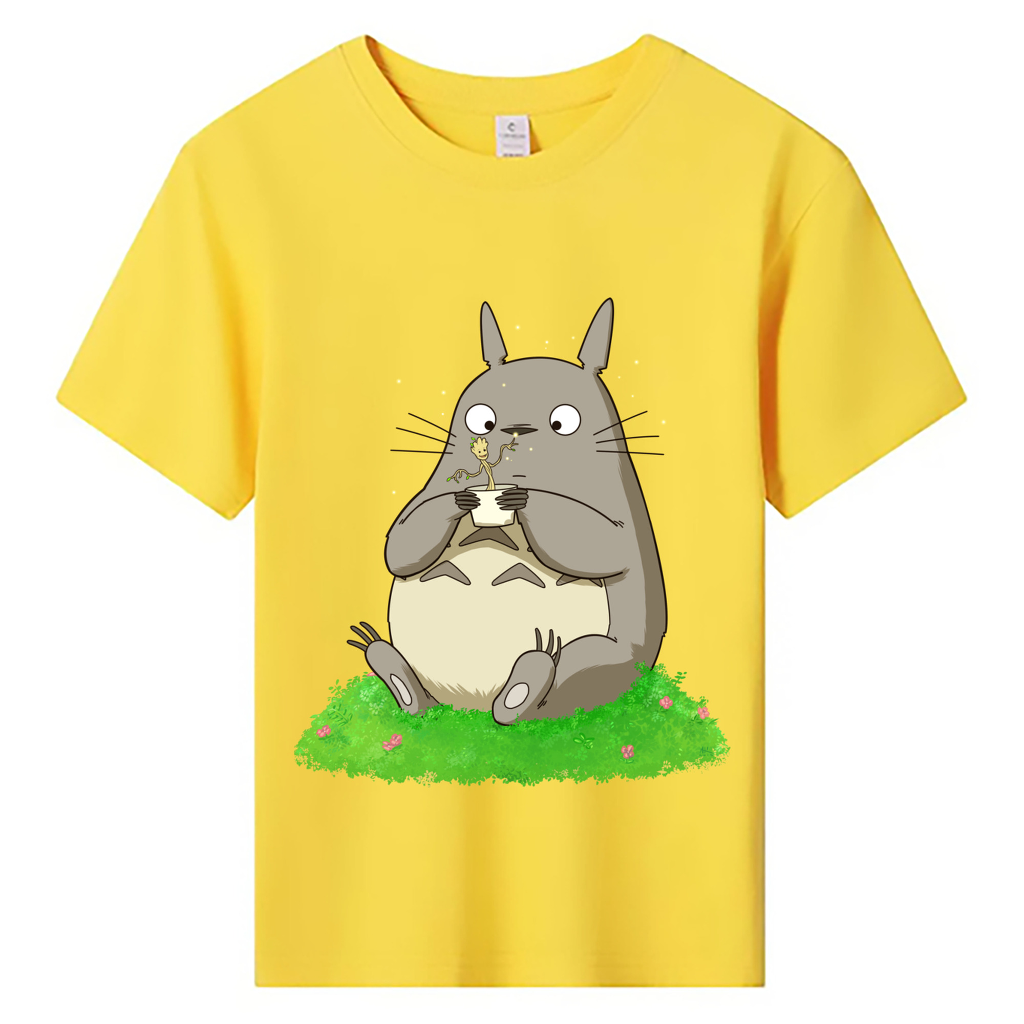 （画像用） となりのトトロ 草壁メイ 草壁サツキ My Neighbor Totoro Satsuki Kusakabe Mei Kusakabe 綿100％キッズTシャツ（フロントプリント）