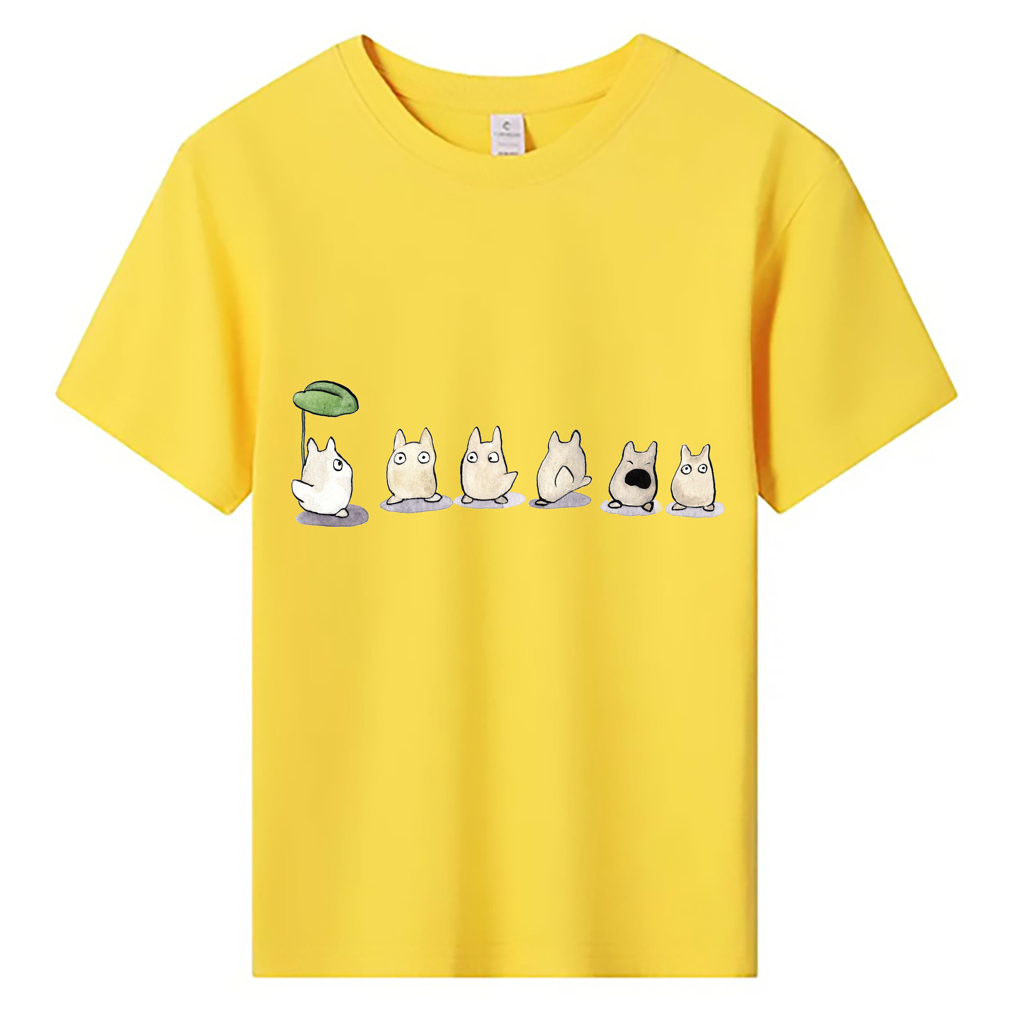 （画像用） となりのトトロ 草壁メイ 草壁サツキ My Neighbor Totoro Satsuki Kusakabe Mei Kusakabe 綿100％キッズTシャツ（フロントプリント）