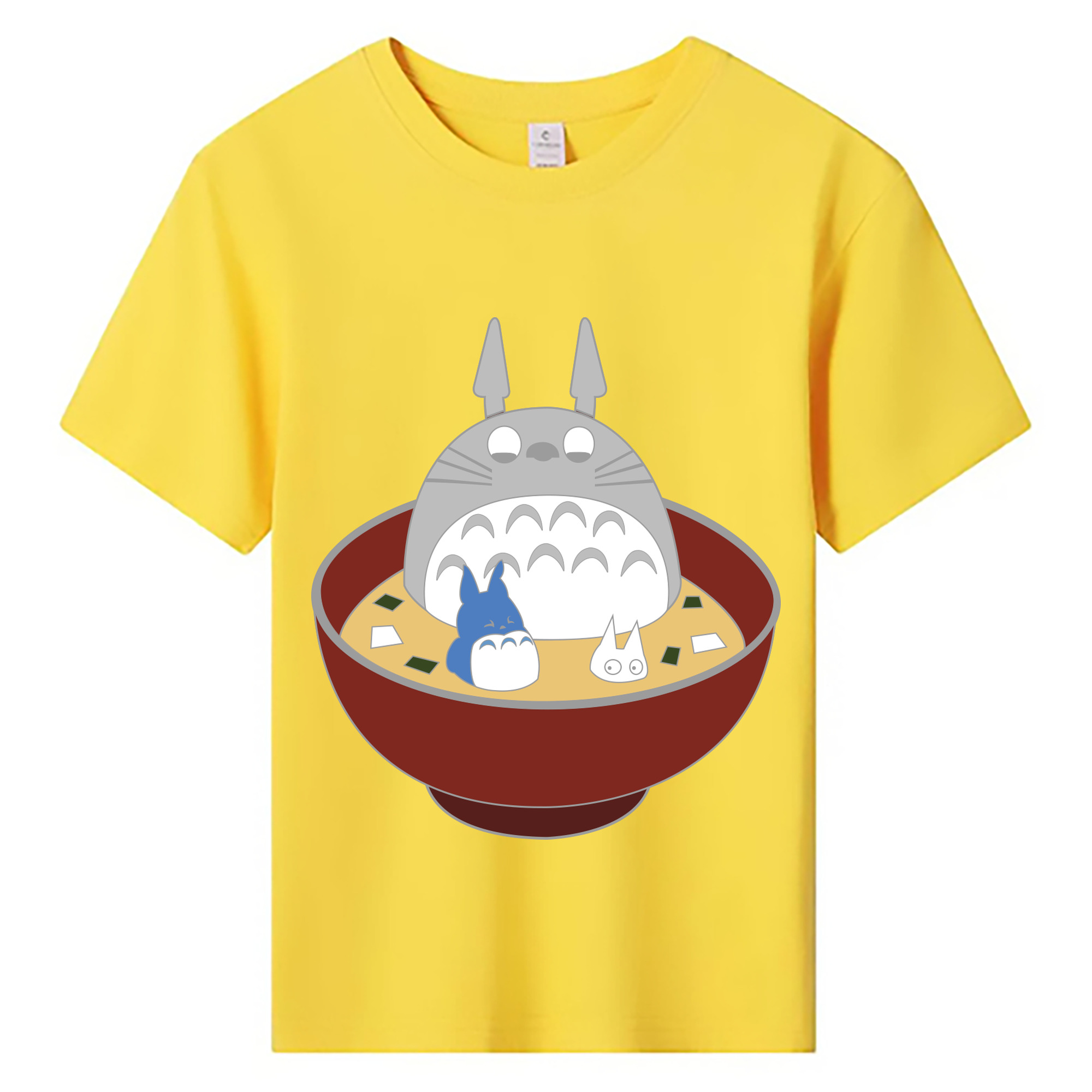 （画像用） となりのトトロ 草壁メイ 草壁サツキ My Neighbor Totoro Satsuki Kusakabe Mei Kusakabe 綿100％キッズTシャツ（フロントプリント）