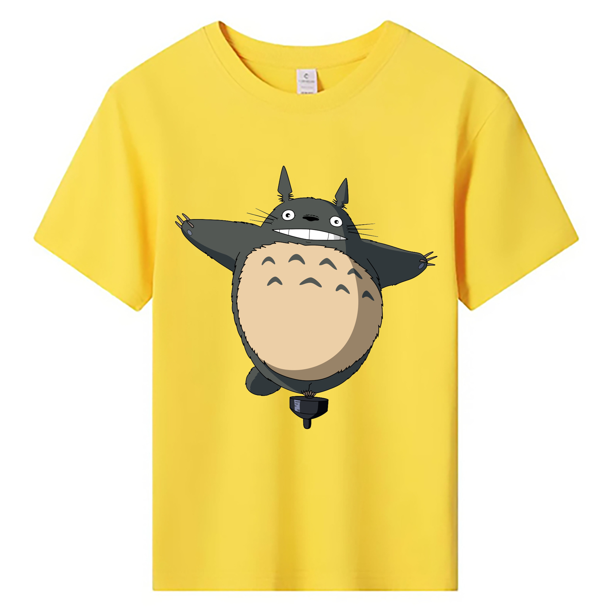 （画像用） となりのトトロ 草壁メイ 草壁サツキ My Neighbor Totoro Satsuki Kusakabe Mei Kusakabe 綿100％キッズTシャツ（フロントプリント）