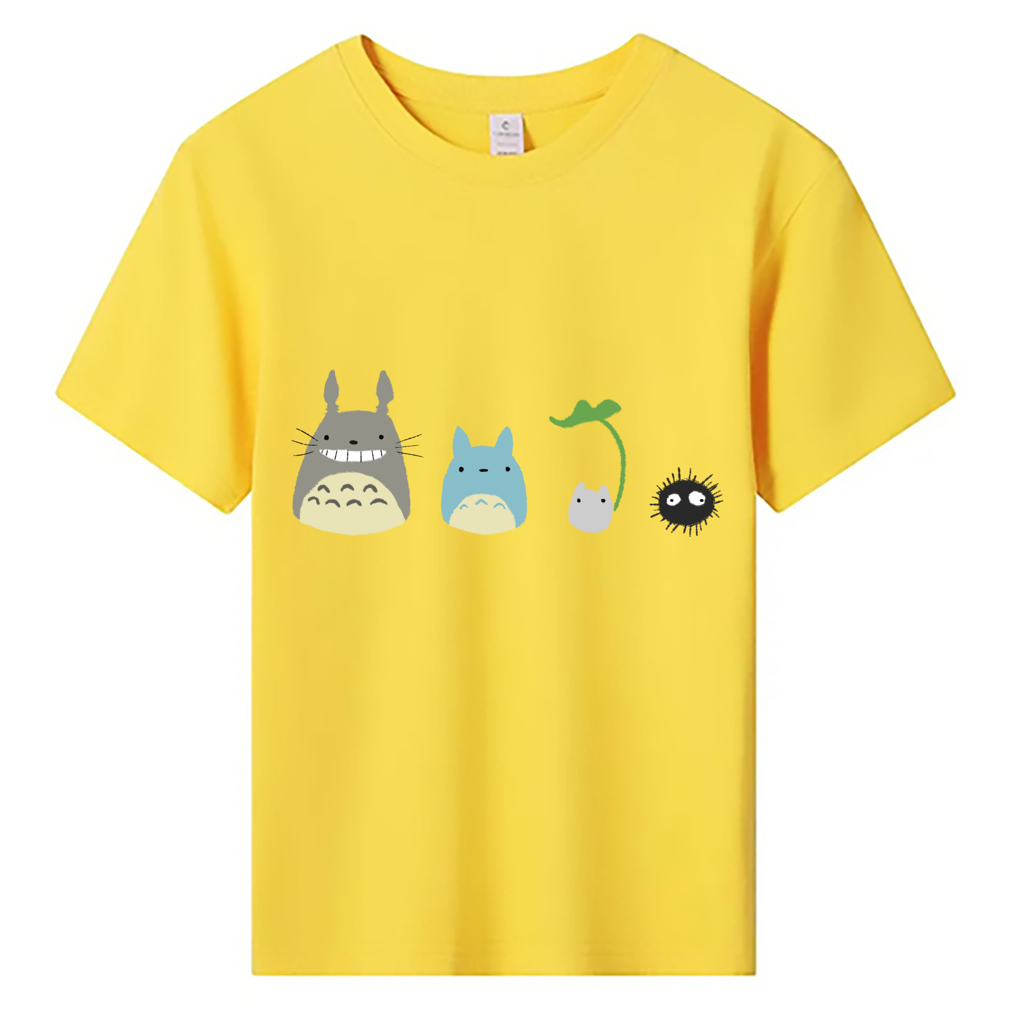 （画像用） となりのトトロ 草壁メイ 草壁サツキ My Neighbor Totoro Satsuki Kusakabe Mei Kusakabe 綿100％キッズTシャツ（フロントプリント）