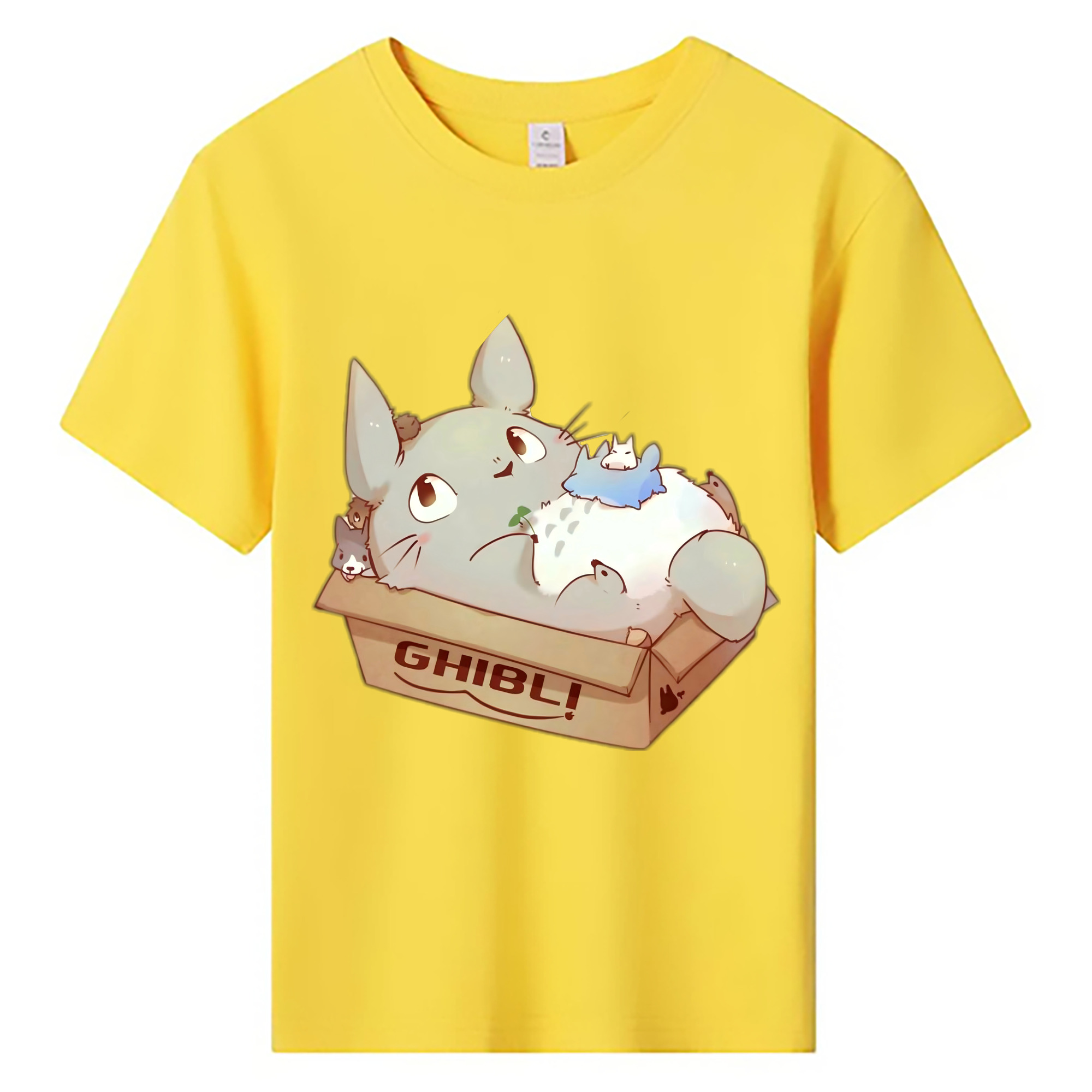 （画像用） となりのトトロ 草壁メイ 草壁サツキ My Neighbor Totoro Satsuki Kusakabe Mei Kusakabe 綿100％キッズTシャツ（フロントプリント）
