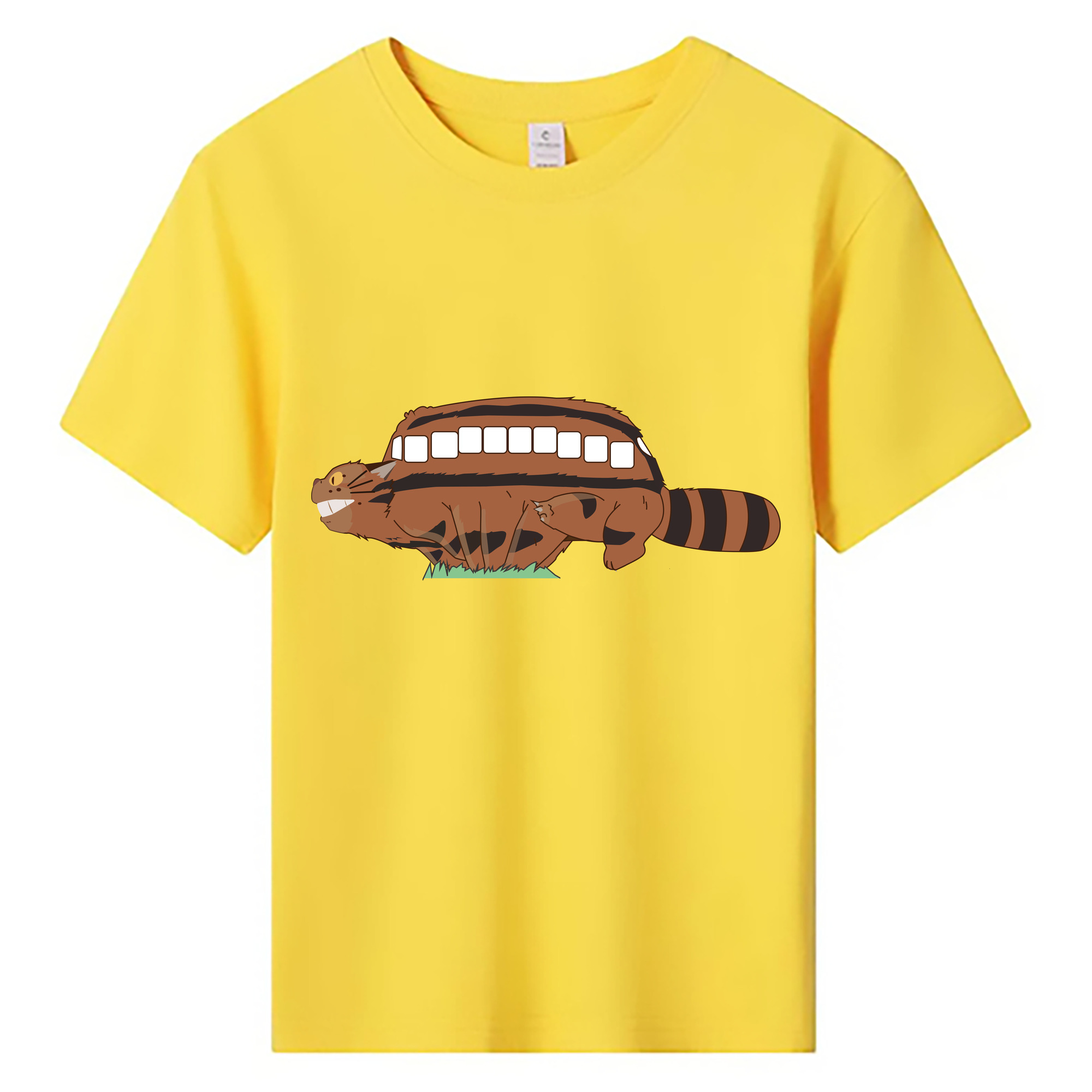 （画像用） となりのトトロ 草壁メイ 草壁サツキ My Neighbor Totoro Satsuki Kusakabe Mei Kusakabe 綿100％キッズTシャツ（フロントプリント）