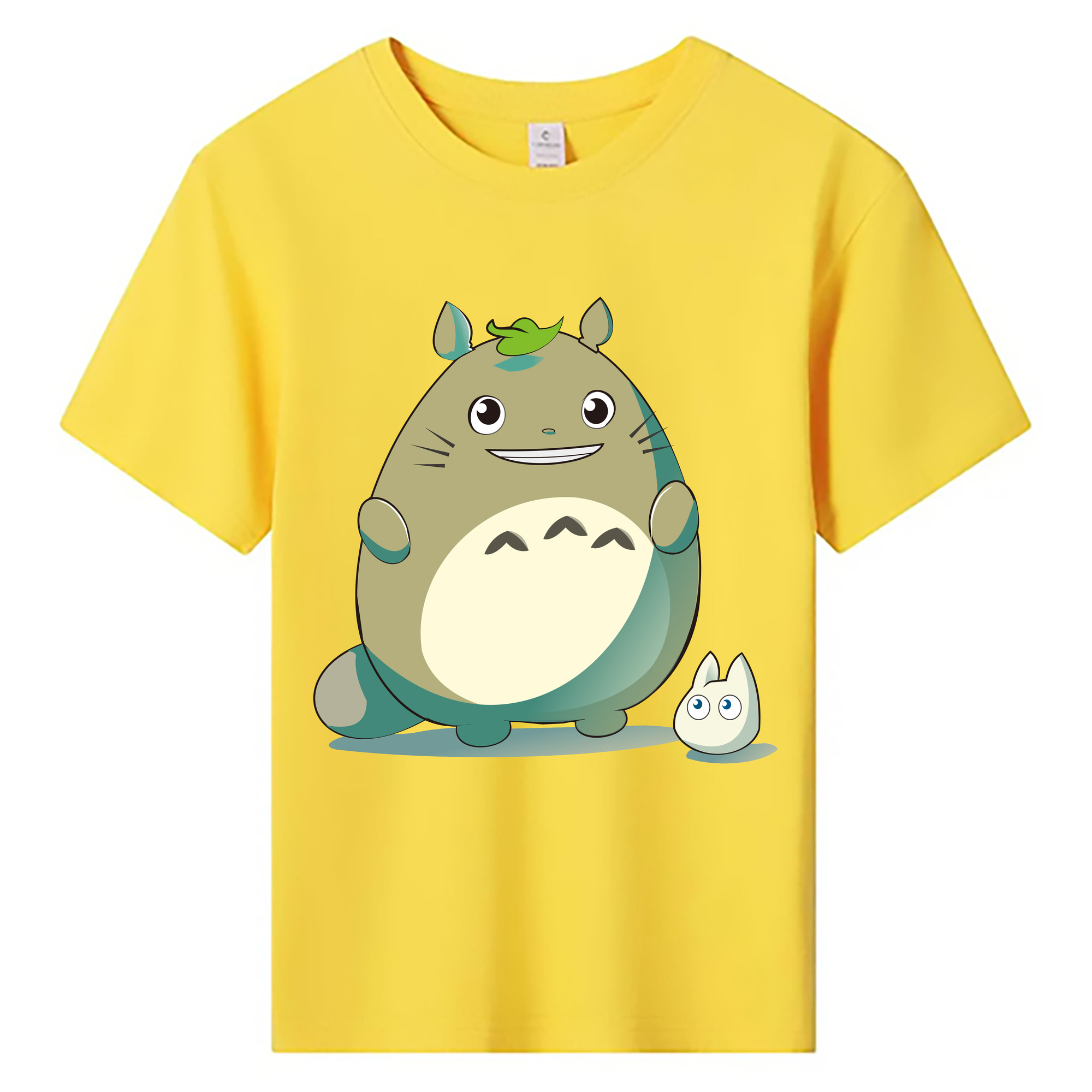 （画像用） となりのトトロ 草壁メイ 草壁サツキ My Neighbor Totoro Satsuki Kusakabe Mei Kusakabe 綿100％キッズTシャツ（フロントプリント）