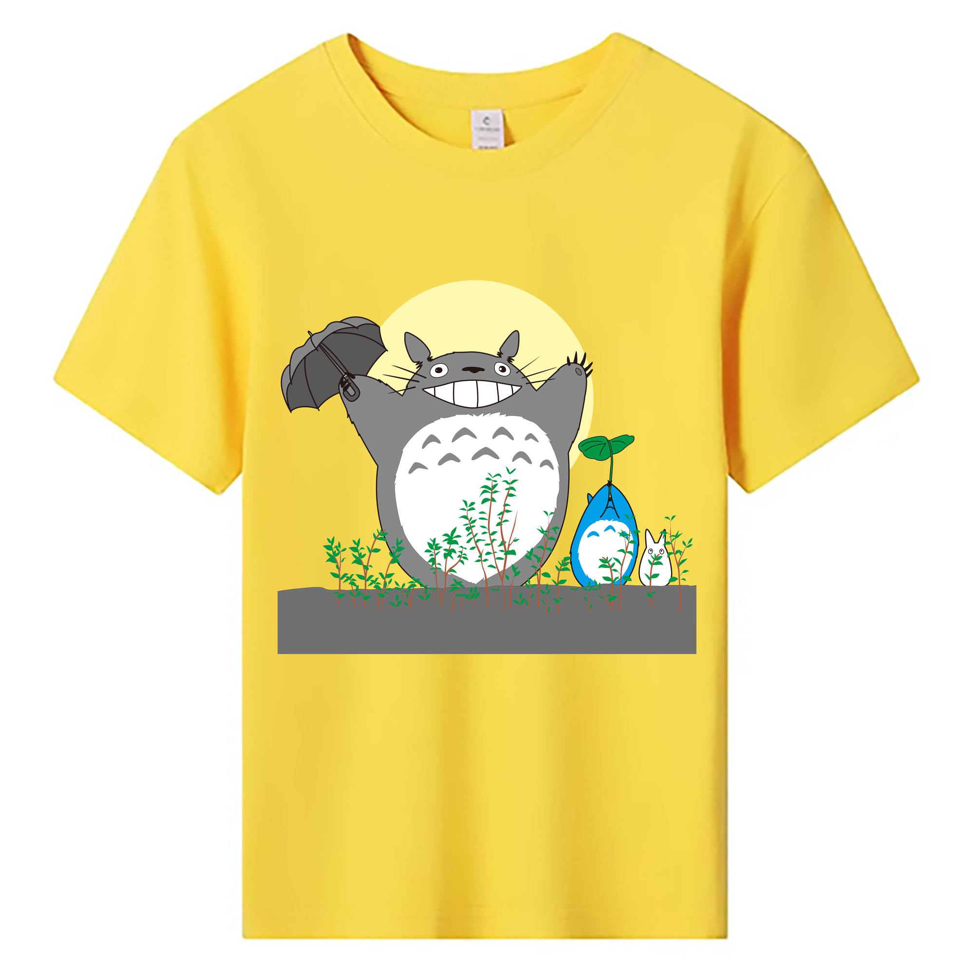 （画像用） となりのトトロ 草壁メイ 草壁サツキ My Neighbor Totoro Satsuki Kusakabe Mei Kusakabe 綿100％キッズTシャツ（フロントプリント）