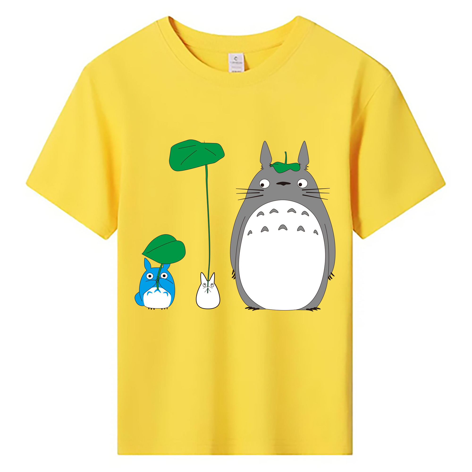 （画像用） となりのトトロ 草壁メイ 草壁サツキ My Neighbor Totoro Satsuki Kusakabe Mei Kusakabe 綿100％キッズTシャツ（フロントプリント）