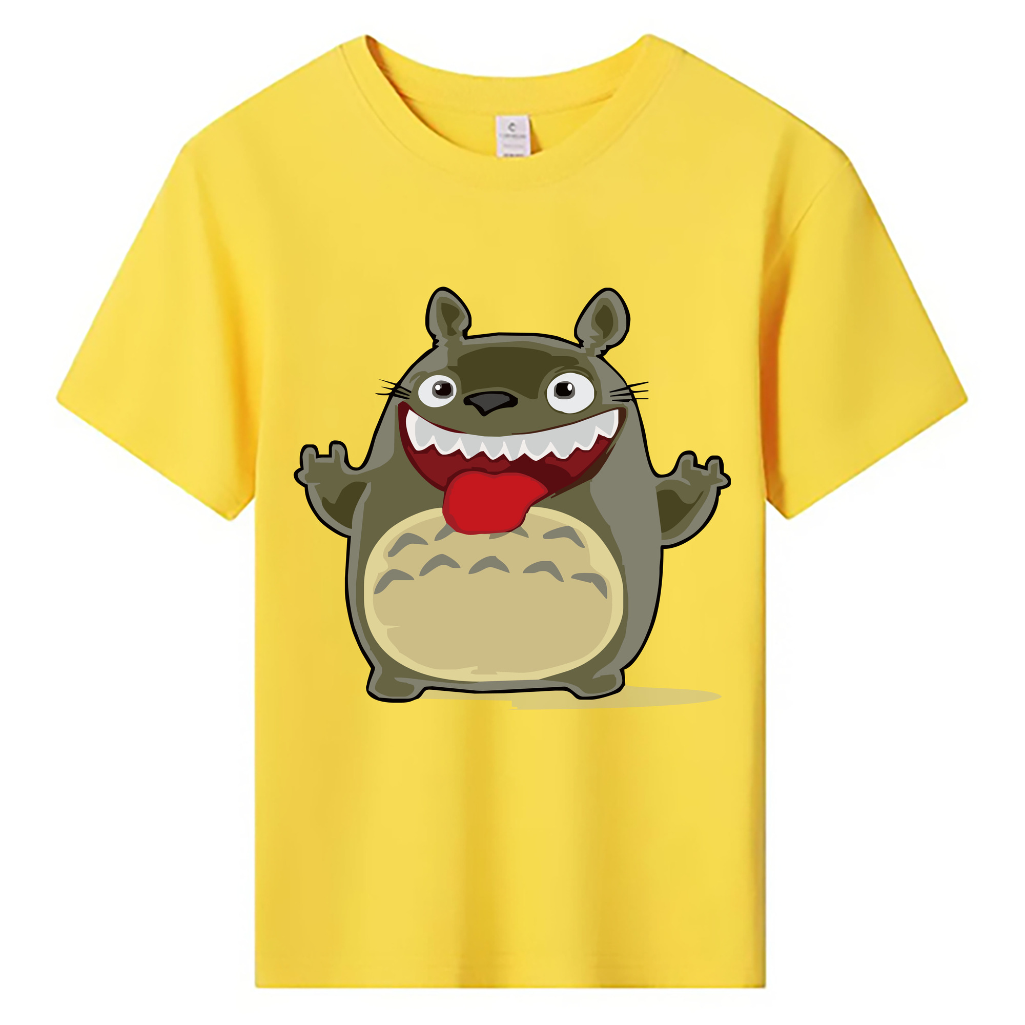 （画像用） となりのトトロ 草壁メイ 草壁サツキ My Neighbor Totoro Satsuki Kusakabe Mei Kusakabe 綿100％キッズTシャツ（フロントプリント）