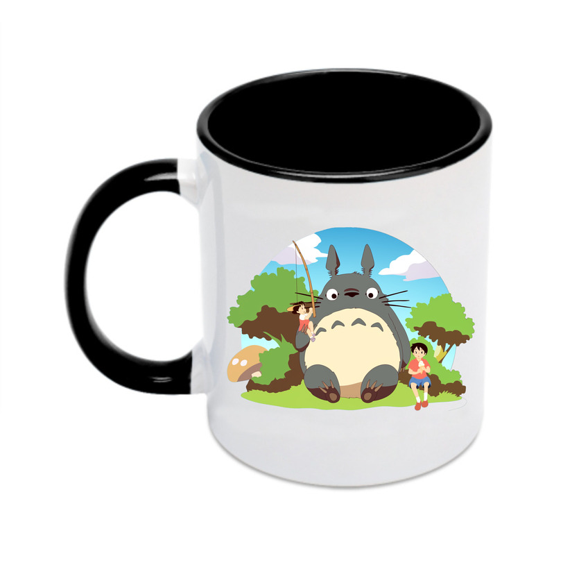 （画像用） となりのトトロ 草壁メイ 草壁サツキ My Neighbor Totoro Satsuki Kusakabe Mei Kusakabe カラーマグカップ