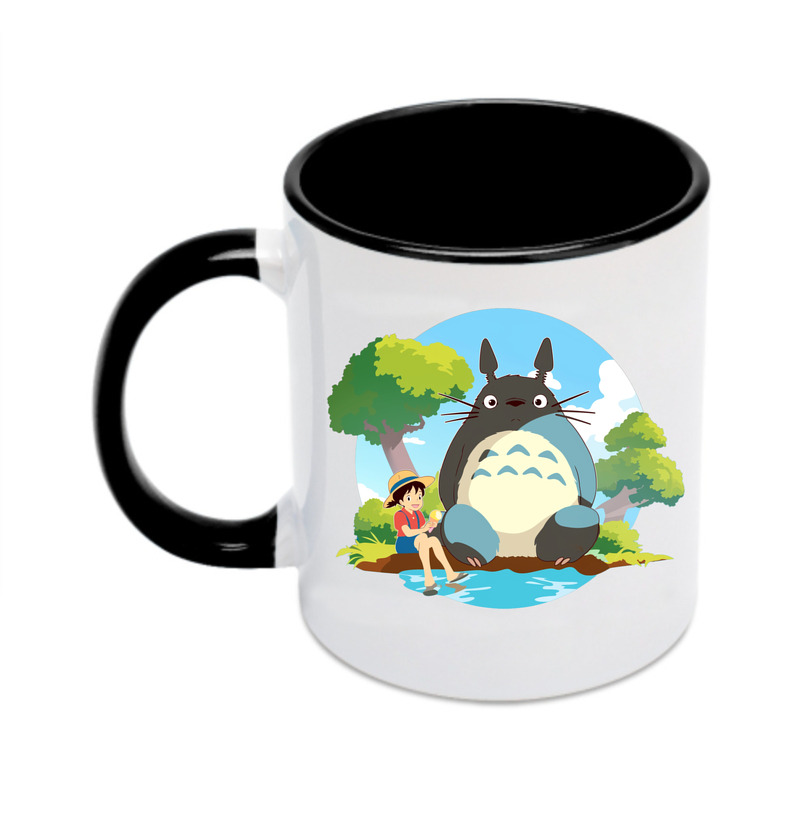 （画像用） となりのトトロ 草壁メイ 草壁サツキ My Neighbor Totoro Satsuki Kusakabe Mei Kusakabe カラーマグカップ