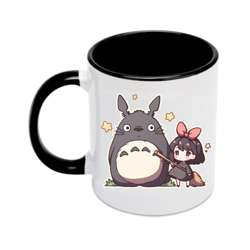 （画像用） となりのトトロ 草壁メイ 草壁サツキ My Neighbor Totoro Satsuki Kusakabe Mei Kusakabe カラーマグカップ