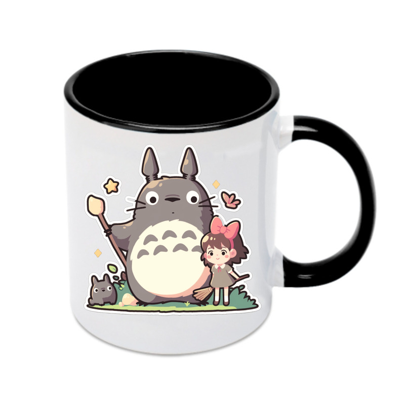 （画像用） となりのトトロ 草壁メイ 草壁サツキ My Neighbor Totoro Satsuki Kusakabe Mei Kusakabe カラーマグカップ