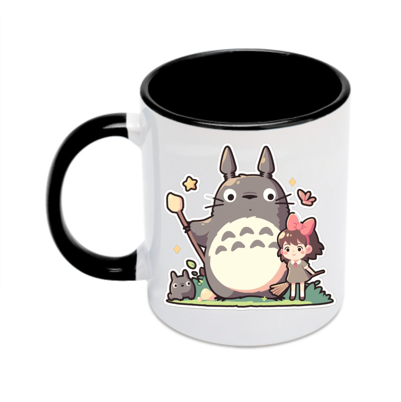 （画像用） となりのトトロ 草壁メイ 草壁サツキ My Neighbor Totoro Satsuki Kusakabe Mei Kusakabe カラーマグカップ