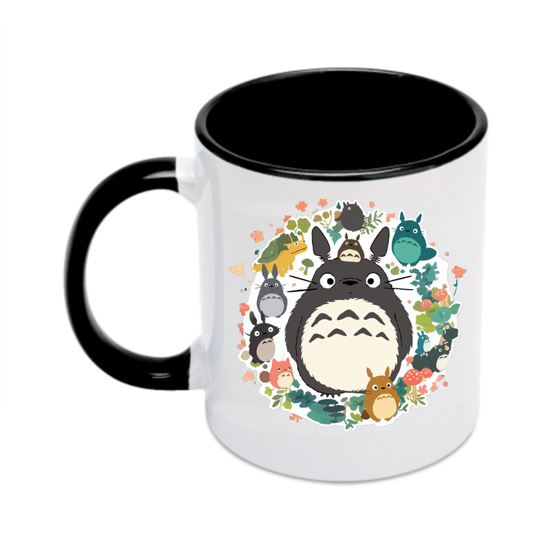 （画像用） となりのトトロ 草壁メイ 草壁サツキ My Neighbor Totoro Satsuki Kusakabe Mei Kusakabe カラーマグカップ