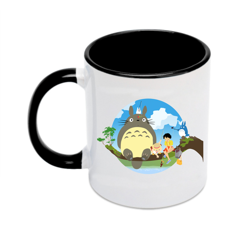 （画像用） となりのトトロ 草壁メイ 草壁サツキ My Neighbor Totoro Satsuki Kusakabe Mei Kusakabe カラーマグカップ