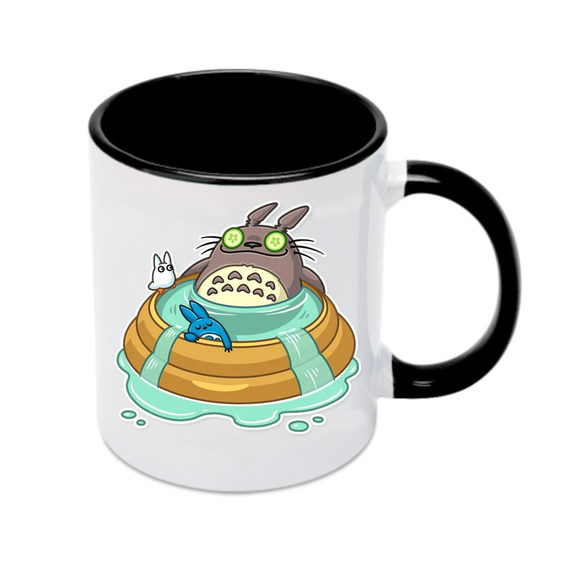 （画像用） となりのトトロ 草壁メイ 草壁サツキ My Neighbor Totoro Satsuki Kusakabe Mei Kusakabe カラーマグカップ