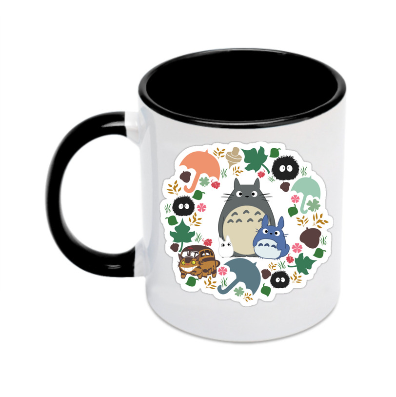 （画像用） となりのトトロ 草壁メイ 草壁サツキ My Neighbor Totoro Satsuki Kusakabe Mei Kusakabe カラーマグカップ